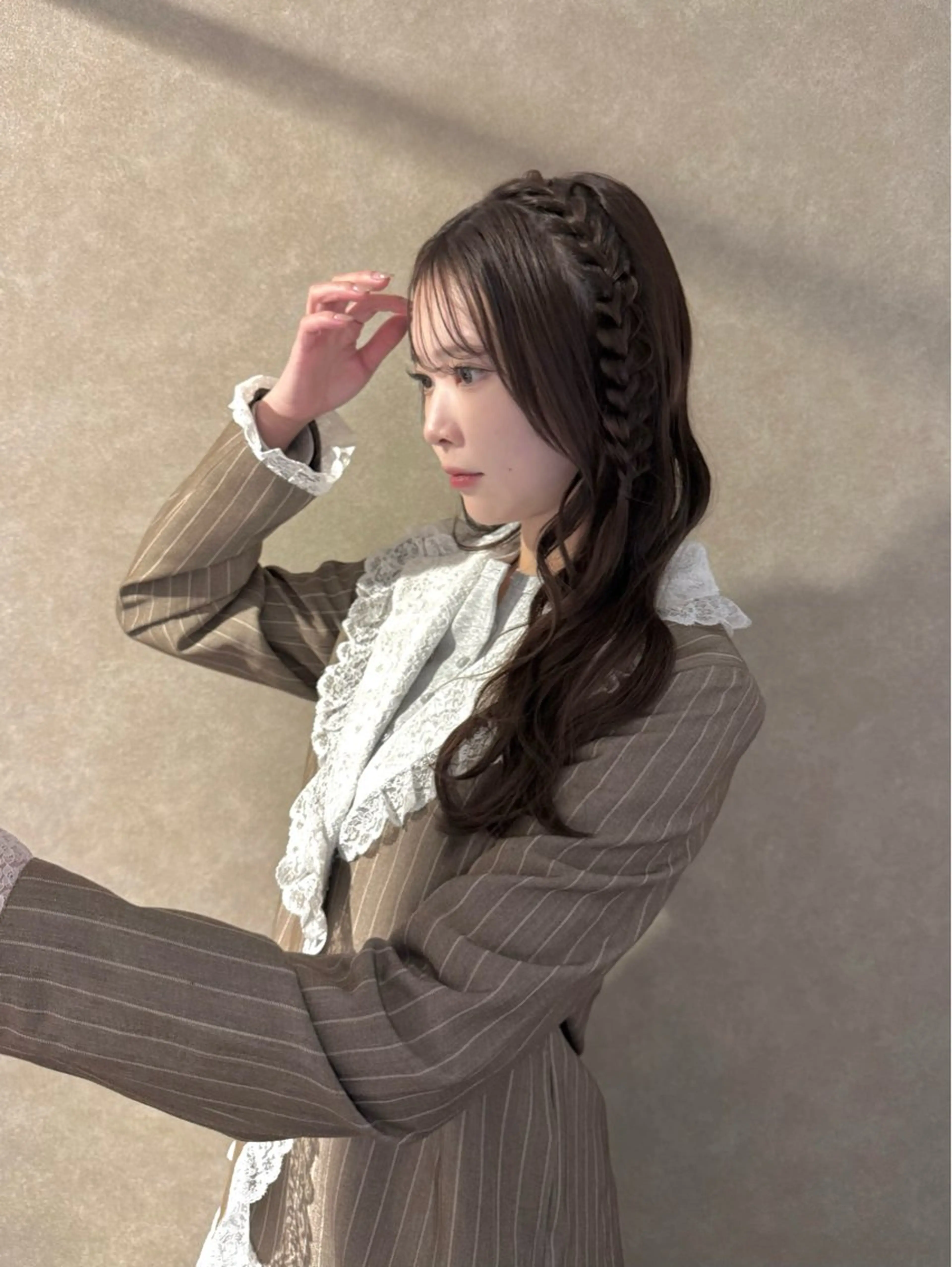 ロング カラー ブラウンカラー 透明感カラー ヘアカラー 海音 心斎橋美容室のヘアスタイル