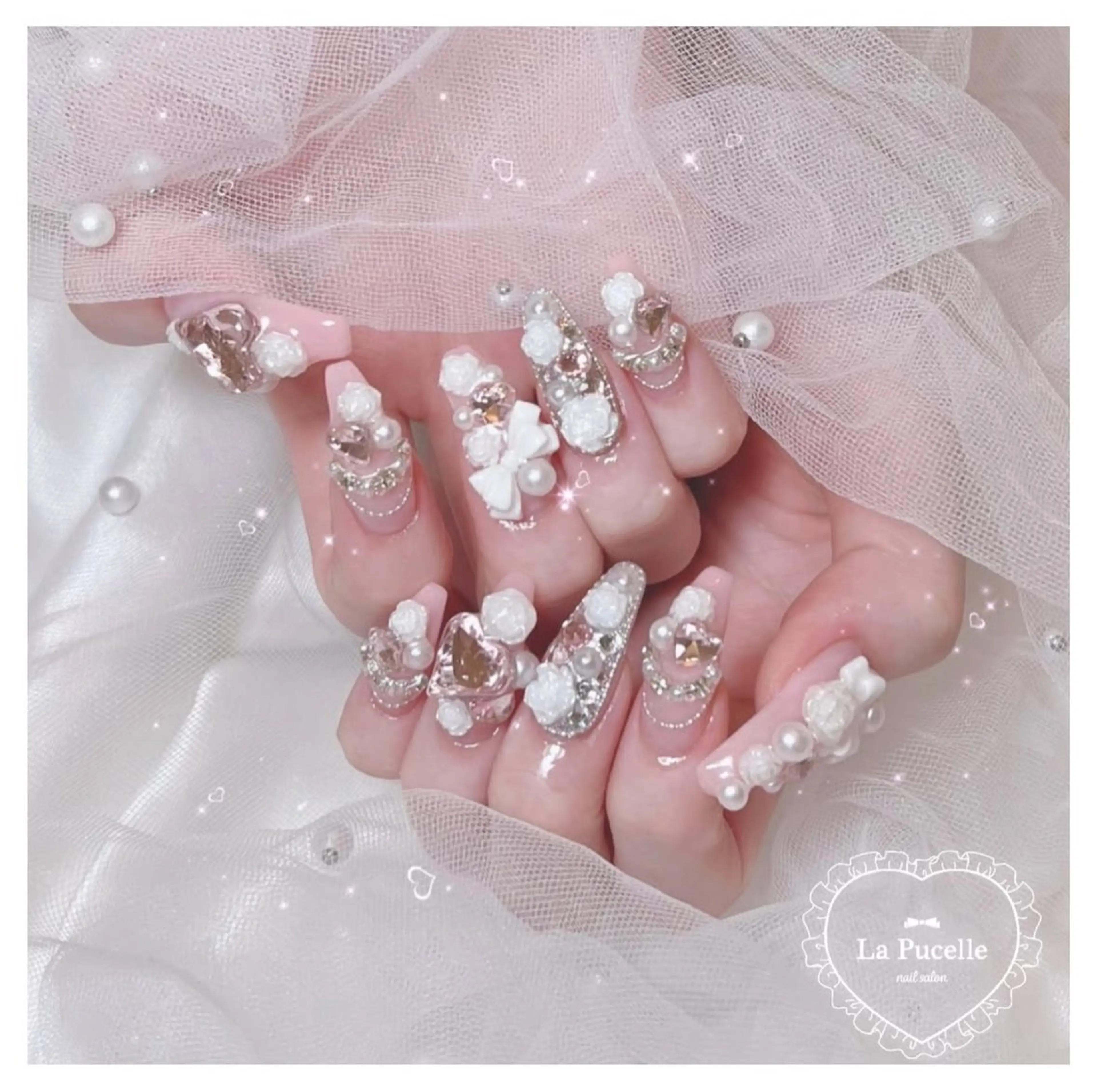 ネイル Nail Salon La Pucelle所属・La Pucelle ♡arisa♡のネイルデザイン