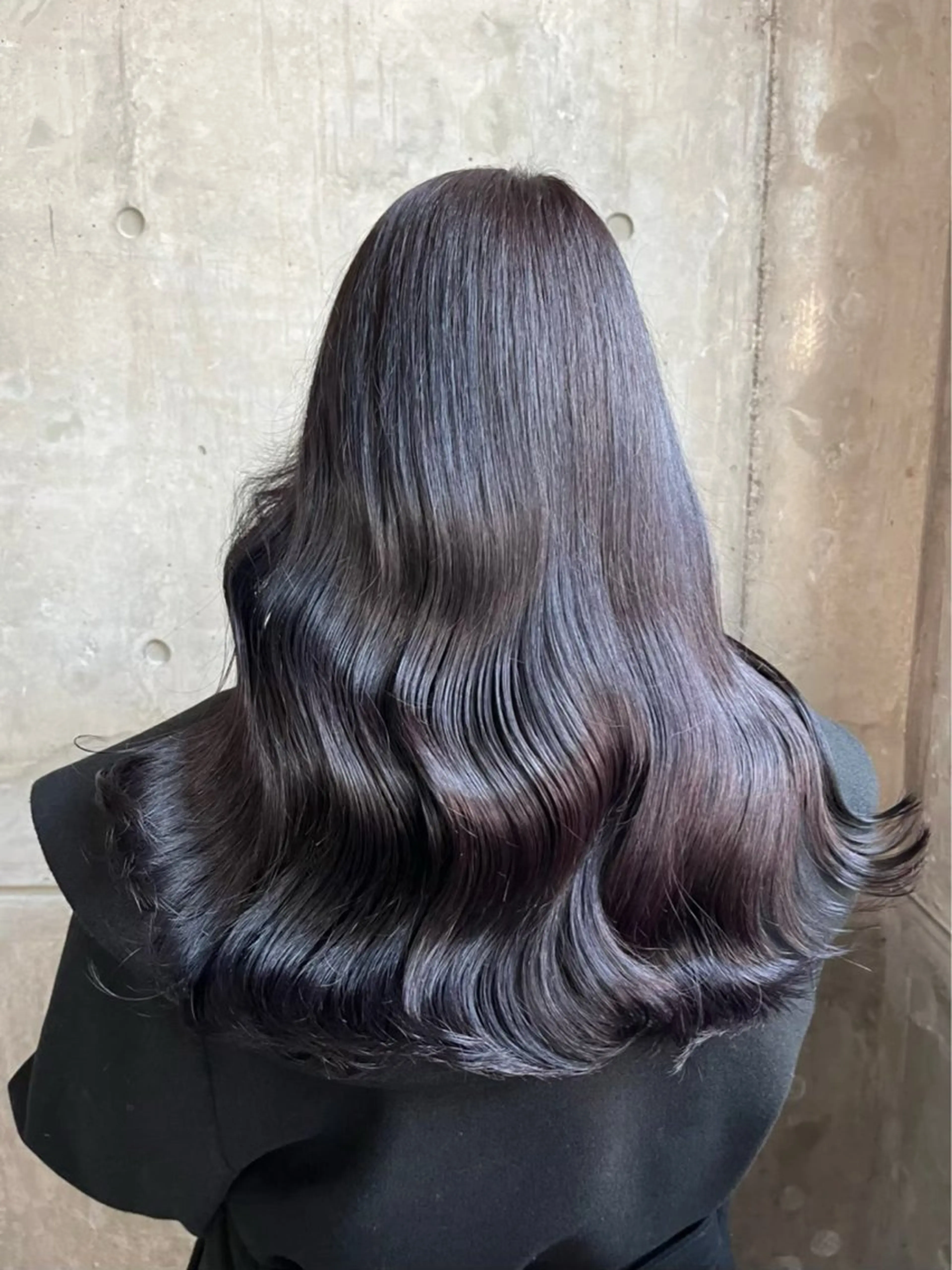 ロング カラー BABY 艶髪暗髪ヘア💖達人のヘアスタイル