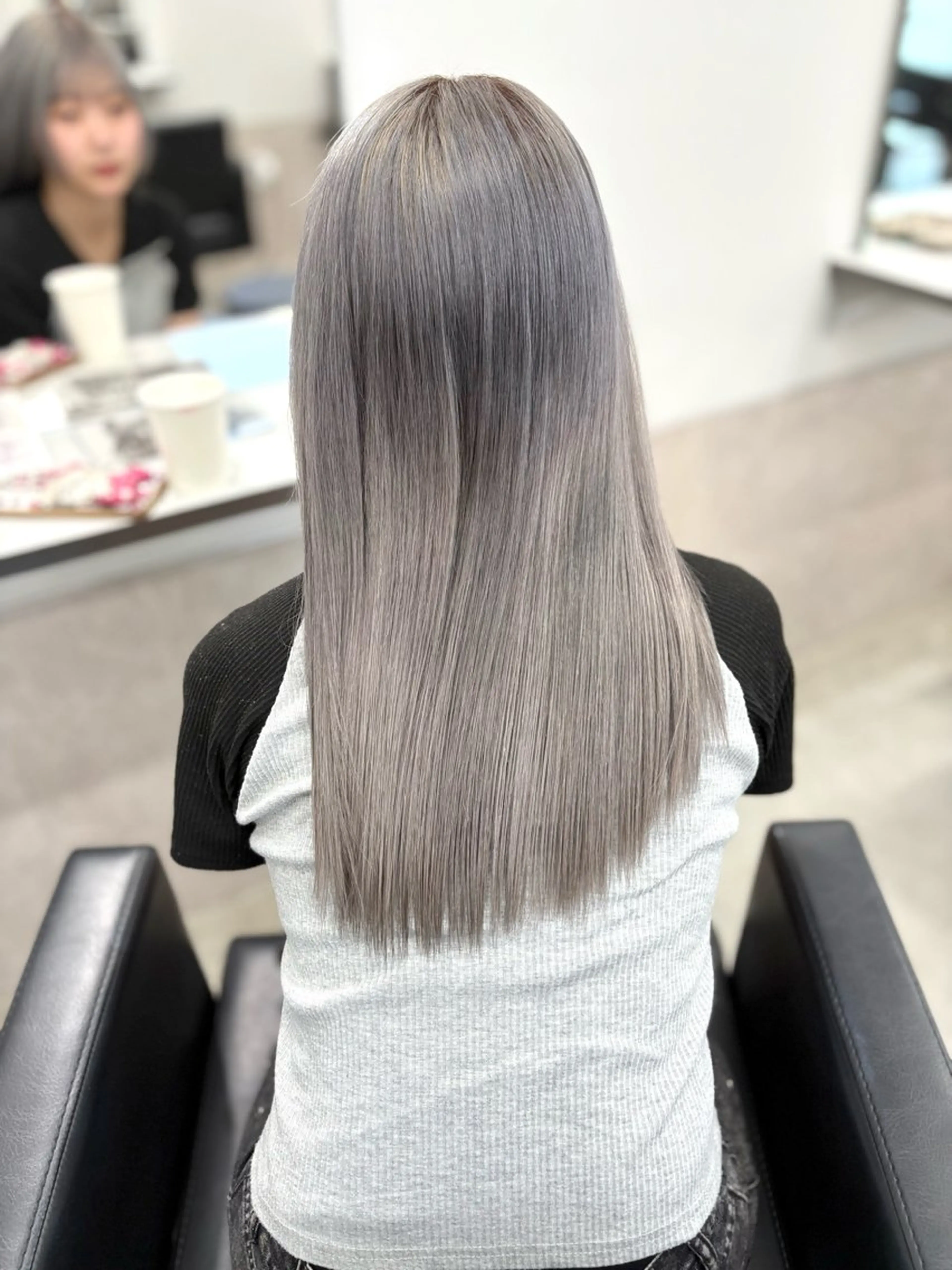セミロング カラー ヘアカラー トリートメント GiseL ayane💖のヘアスタイル