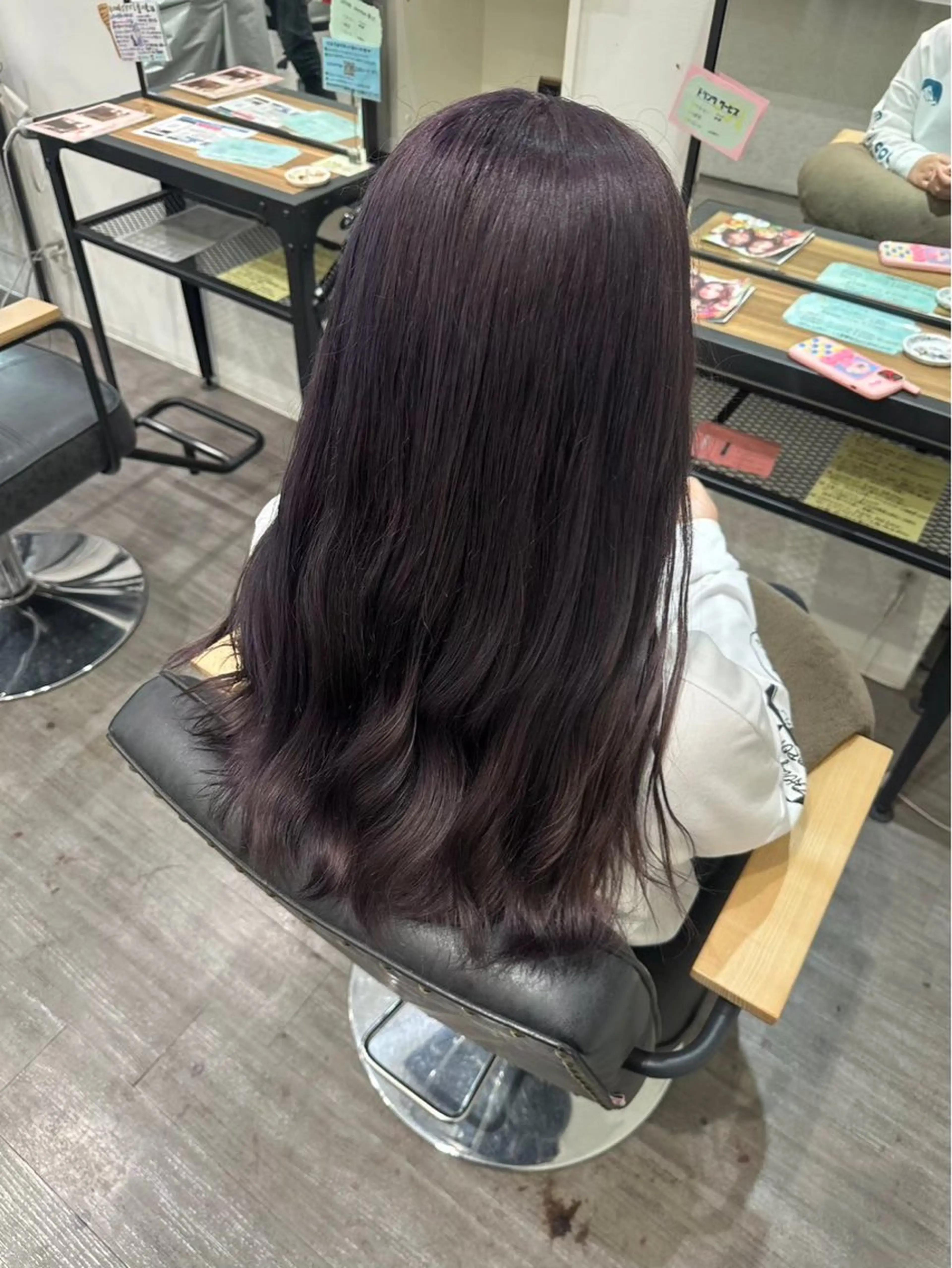 ロング パープルカラー cocotte🦋 miyuのヘアスタイル