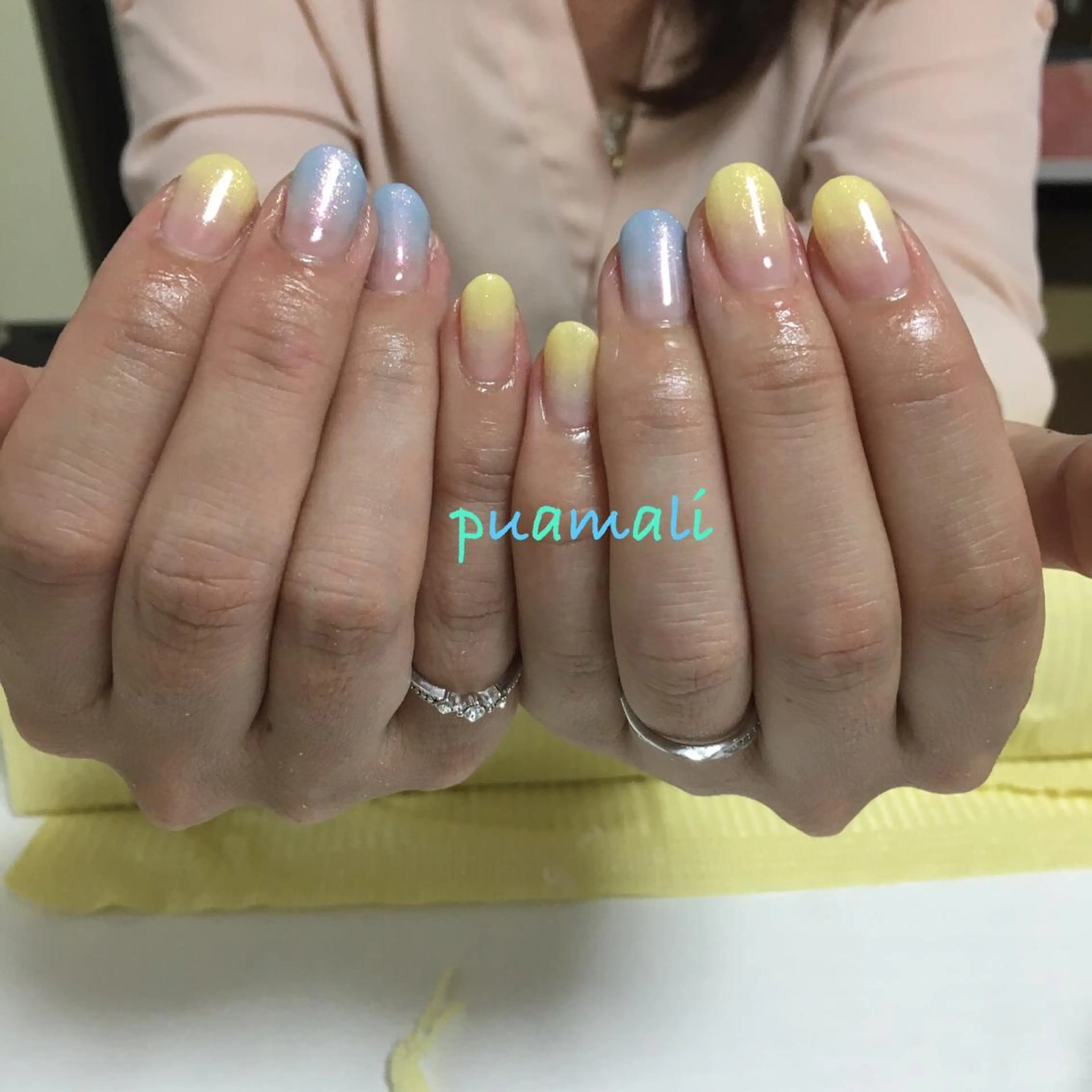 ネイル ラメ(グリッター) ハンドネイル Puameli プアメリのネイルデザイン