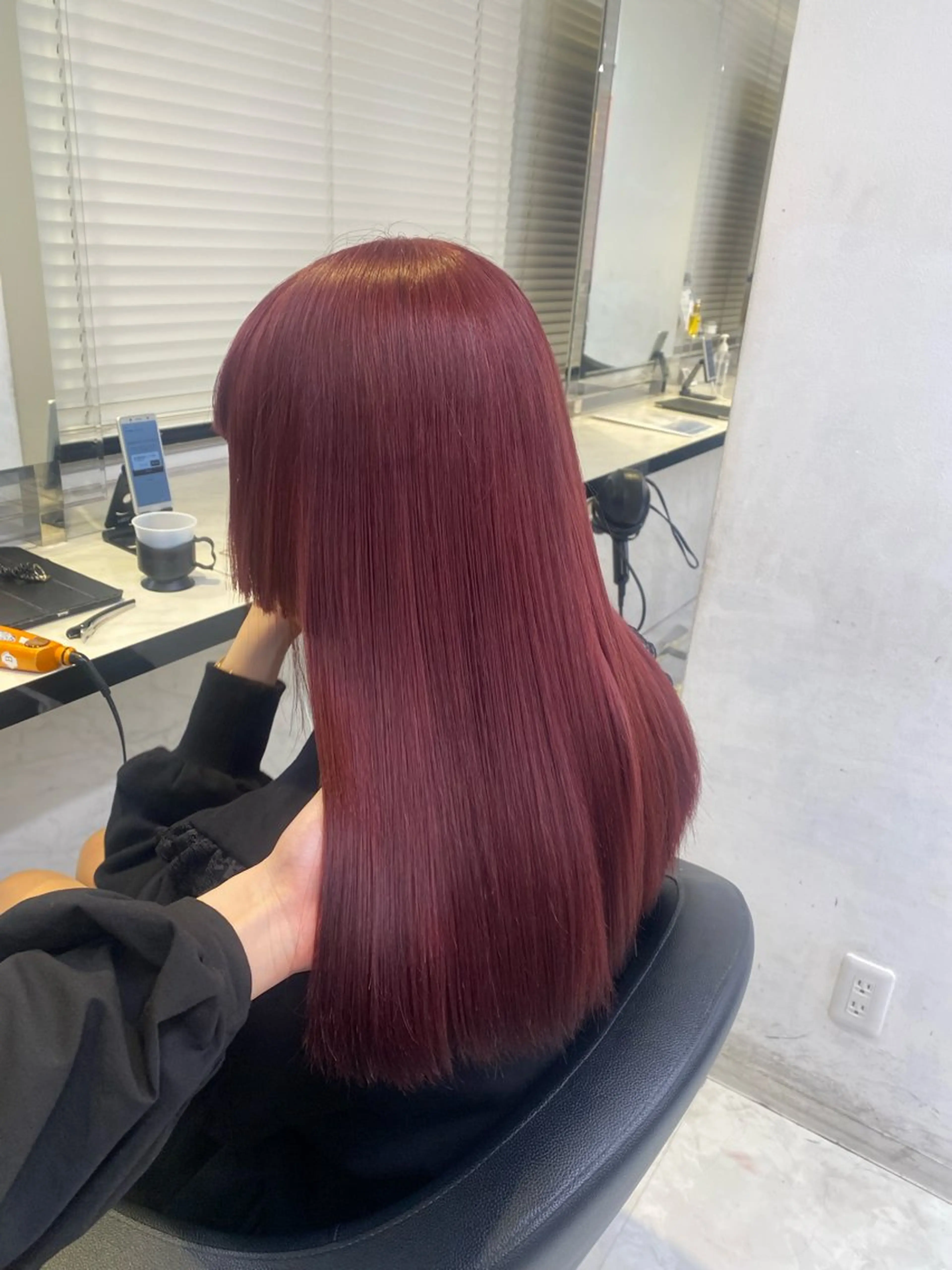 カラー 韓国ガーリー🤍暖 色カラー🤍misaのヘアスタイル