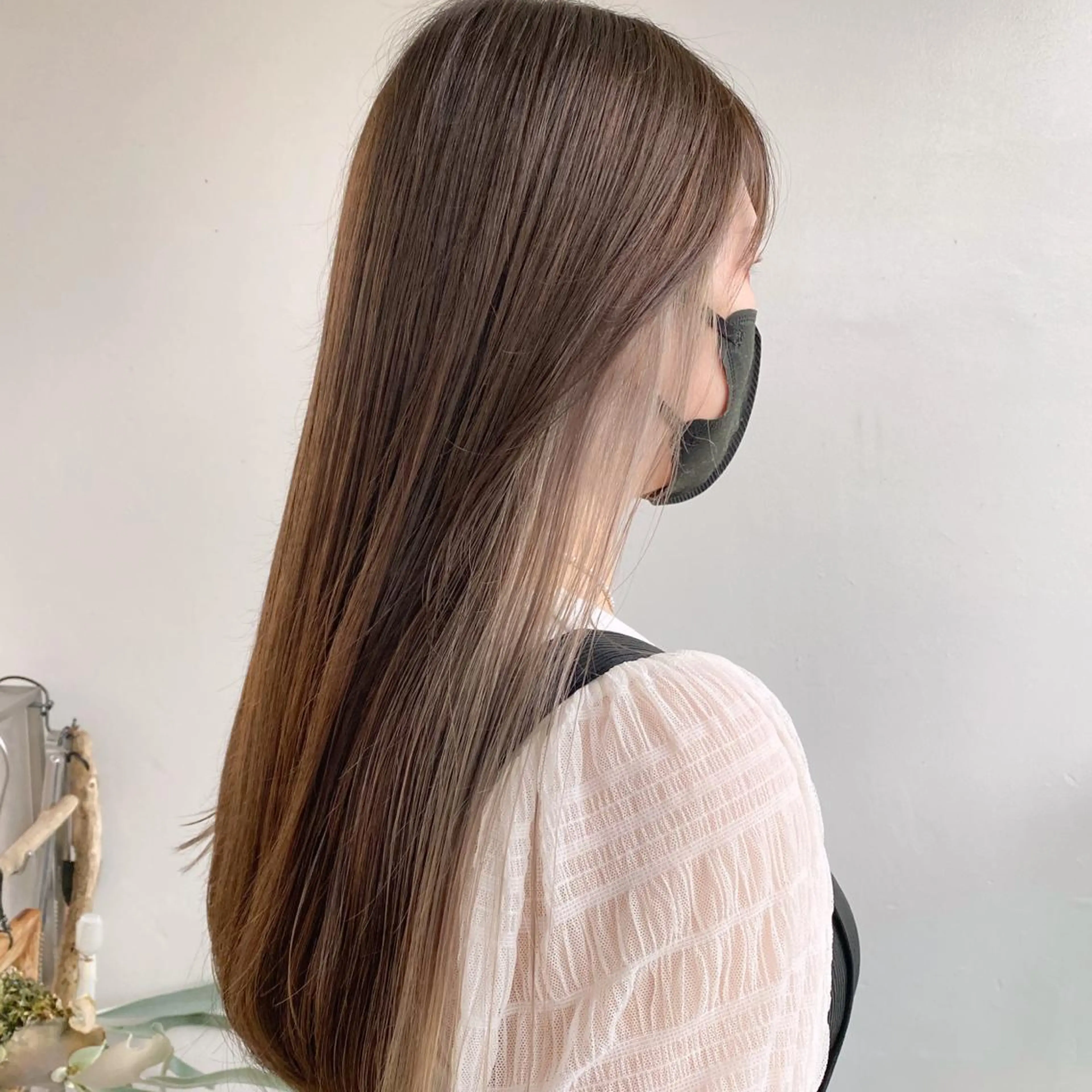 ミディアム カラー ヘアカラー トリートメント 中屋恵美🎨 Designカラーのヘアスタイル