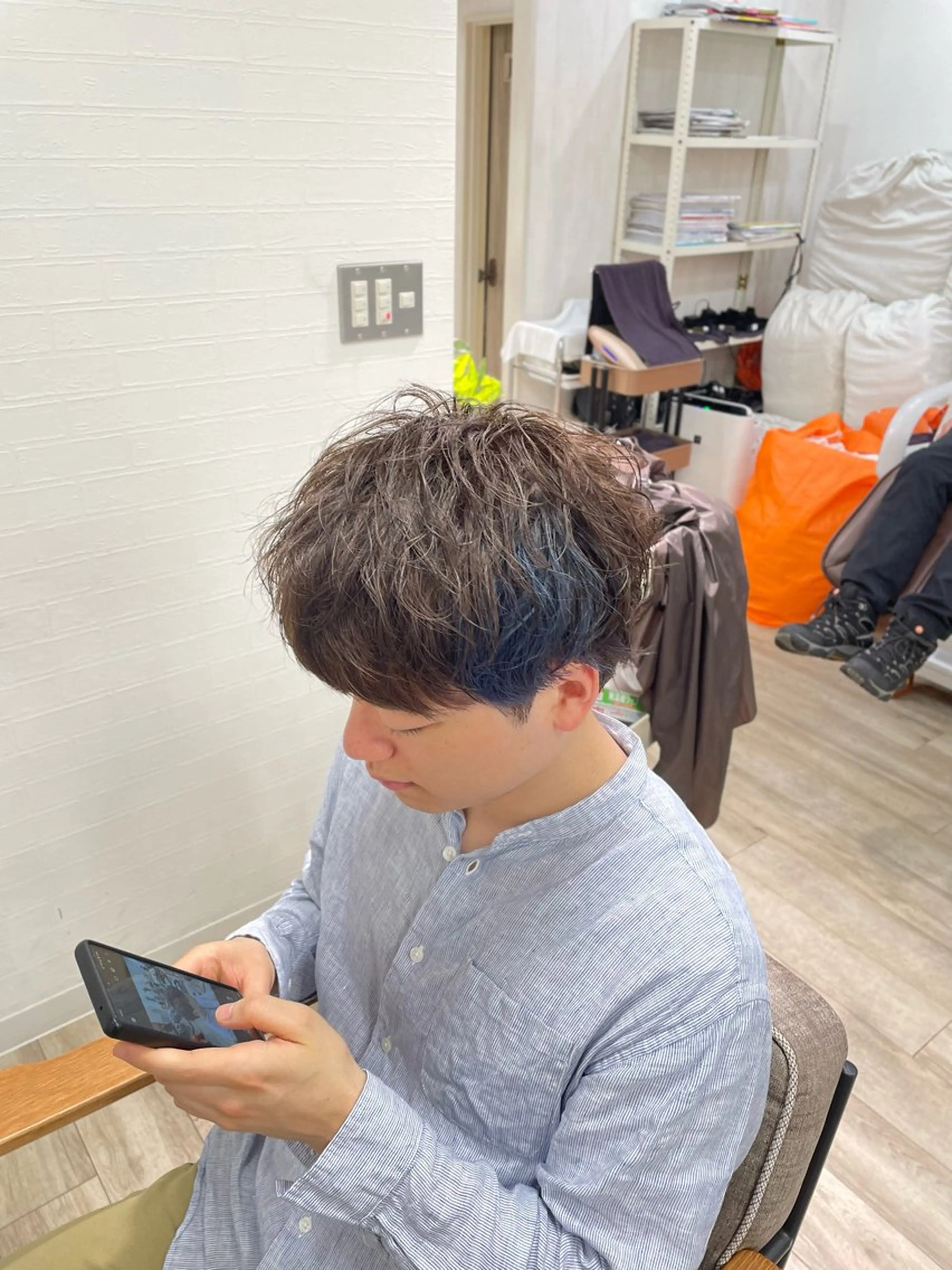 ショート カラー メンズ カット ヘアカラー トリートメント 【髪質改善サロン】 🌟だいち🌟のヘアスタイル