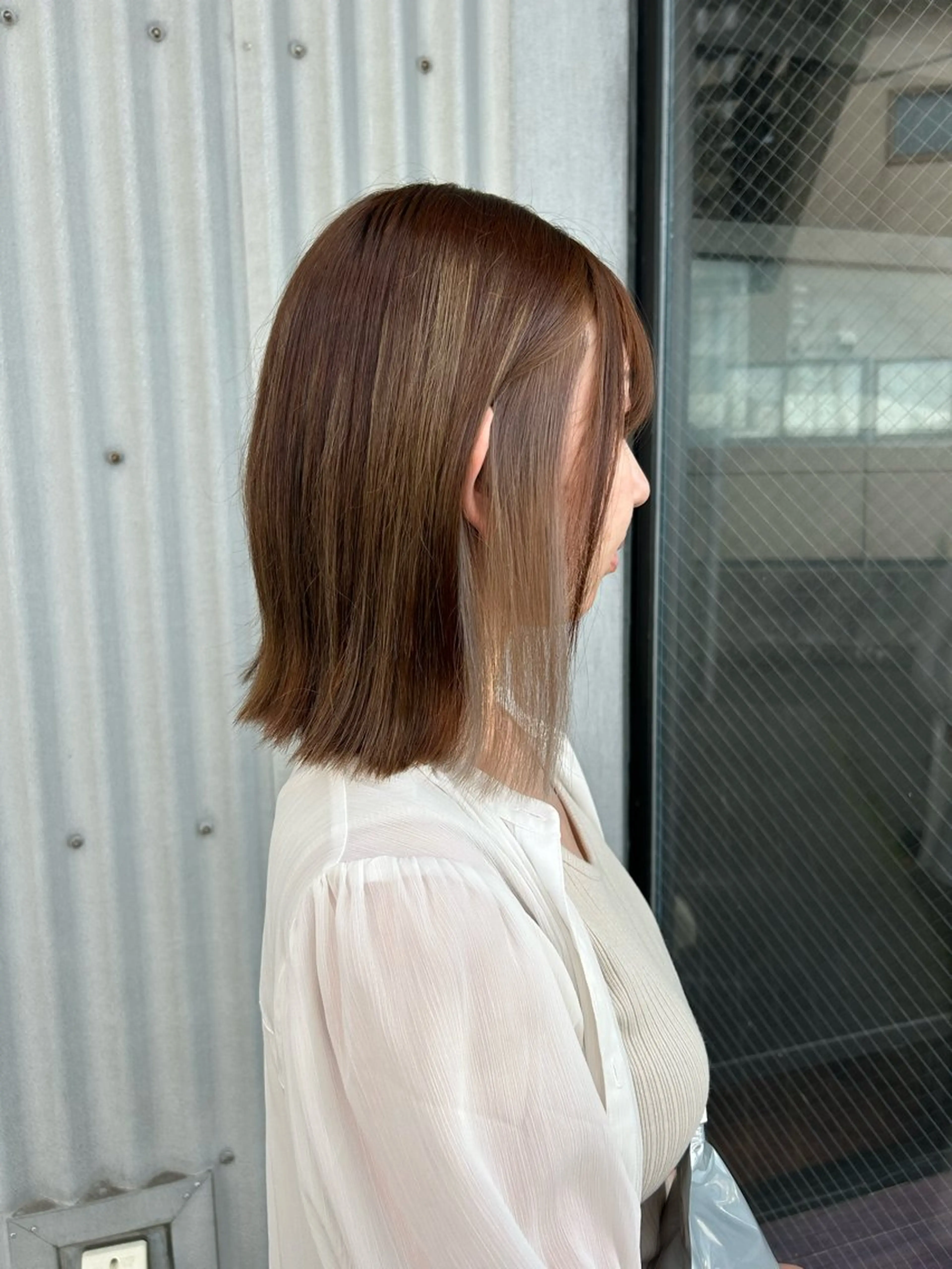 ミディアム カラー ヘアカラー トリートメント Nﾟ 秋田店【ナンバー】所属・nodoka /艶カラー🪽のヘアスタイル