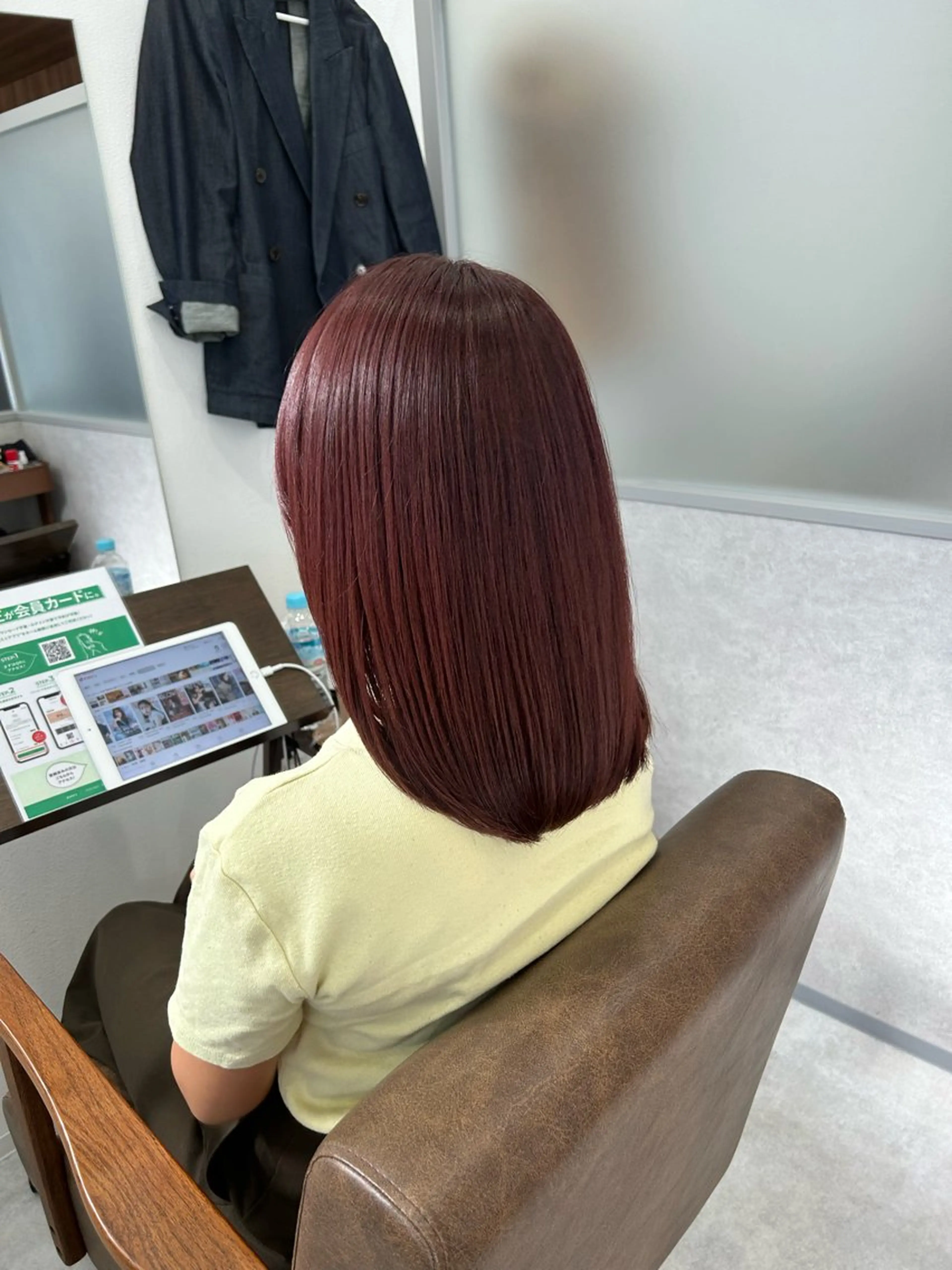 ミディアム カット ヘアカラー トリートメント 髪質改善 代表久保田のヘアスタイル