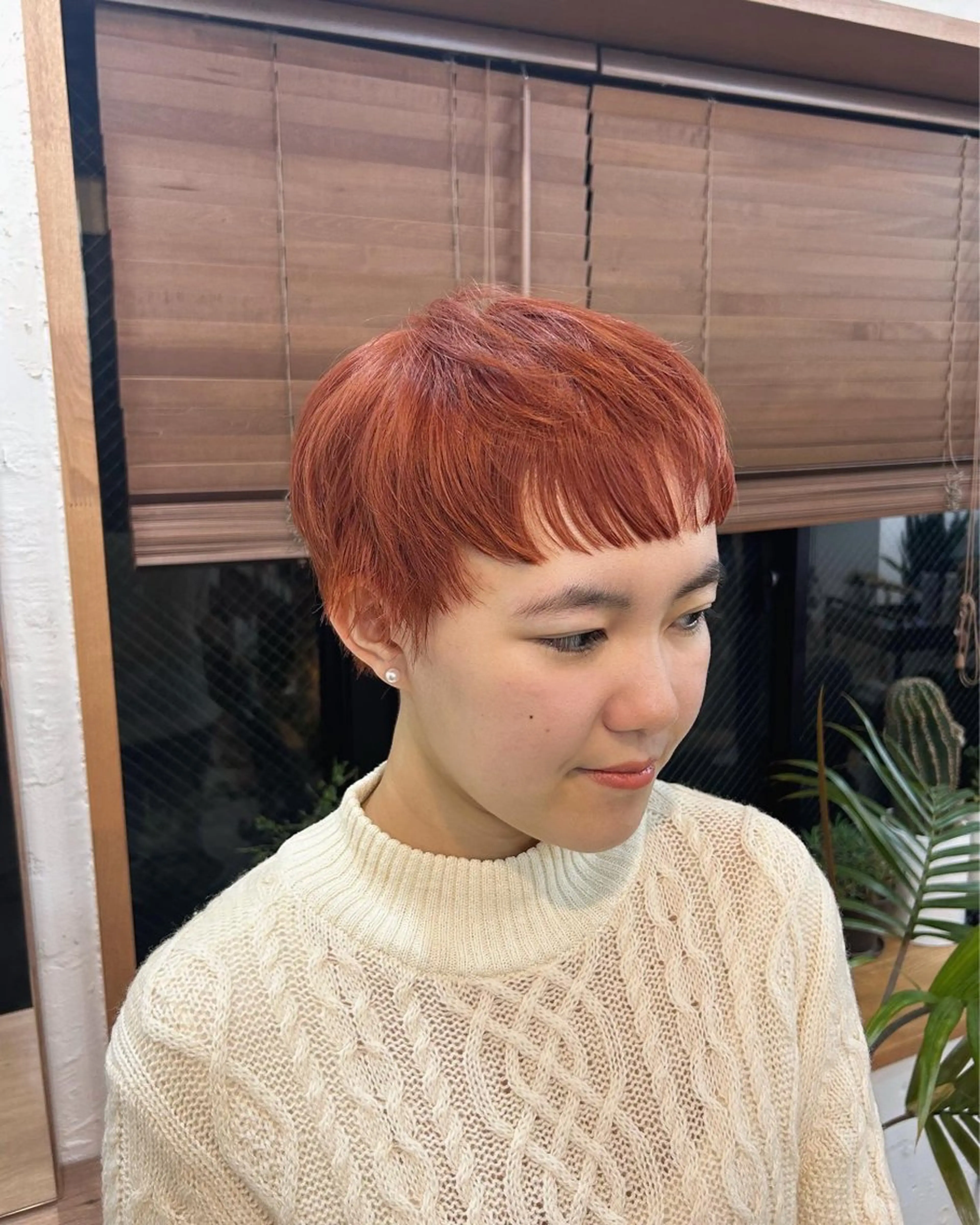ショート カラー カット ヘアカラー SABO 🪴岡田知佳のヘアスタイル