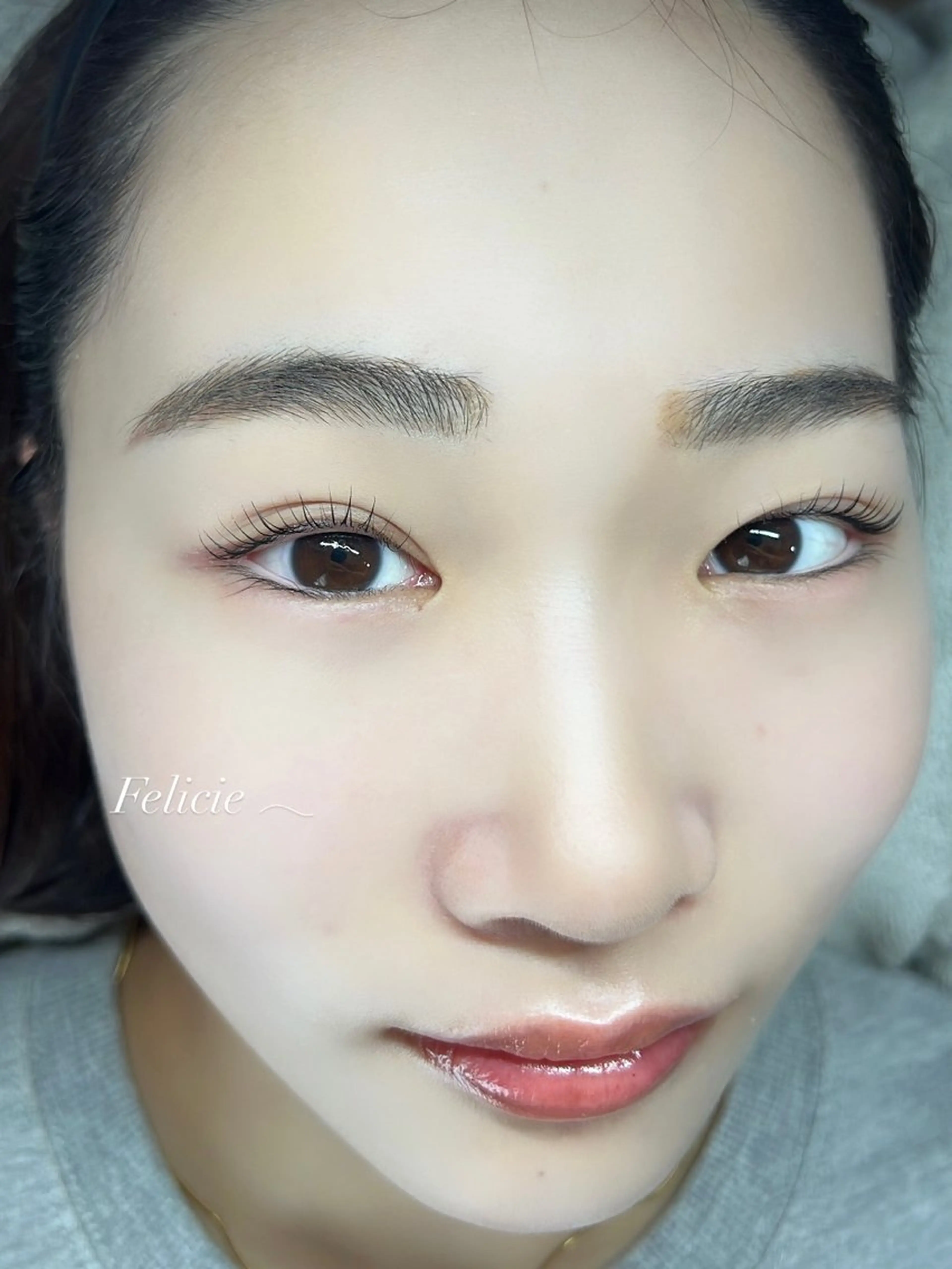 マツエク・マツパ パリジェンヌラッシュリフト マツパ Felicie＊ Sayakaのマツエク・マツパデザイン