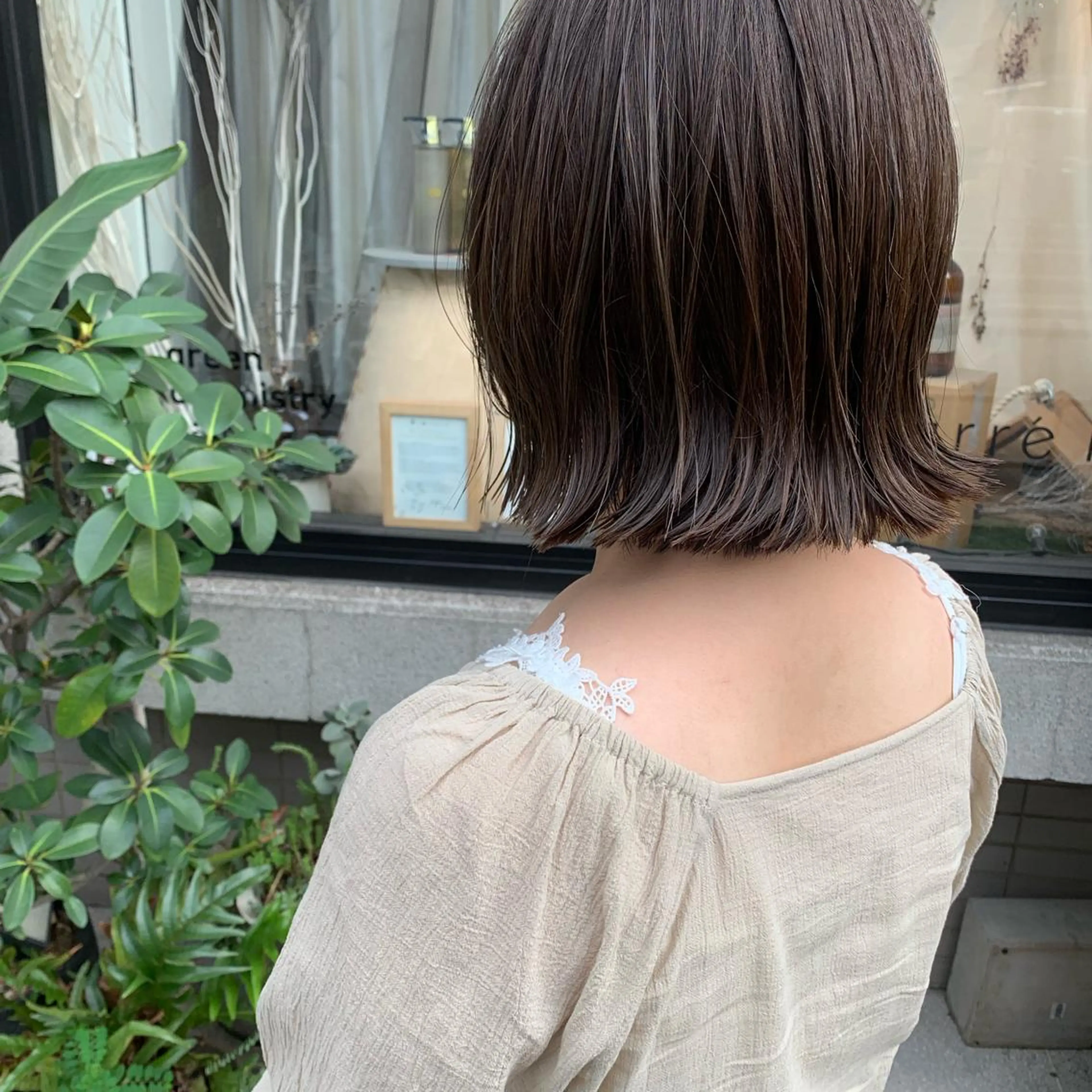 ショート 艶髪color💎髪 質改善ストレート大吉のヘアスタイル