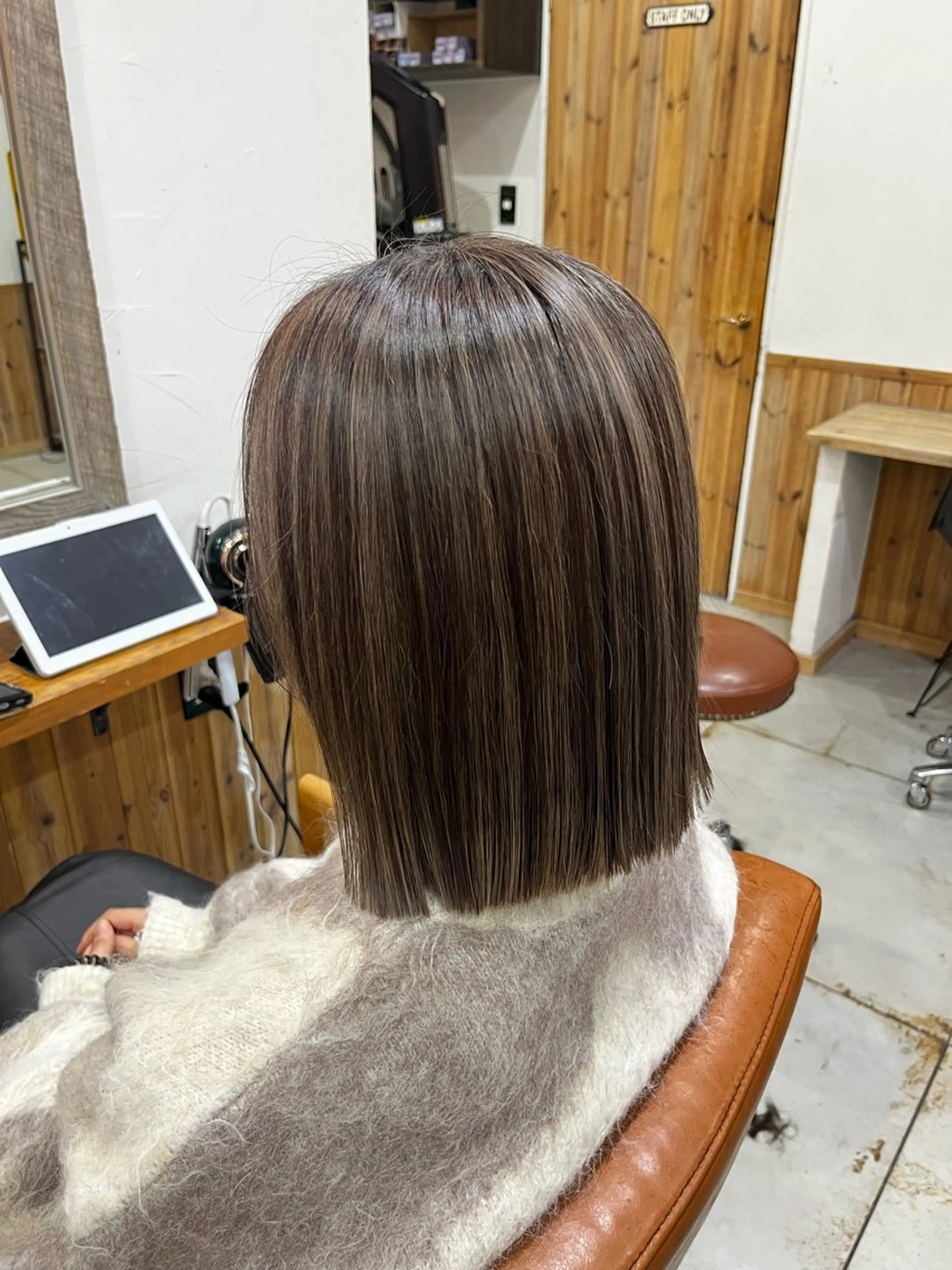 ミディアム カラー カット ヘアカラー トリートメント 🦋坂本 未結🦋のヘアスタイル