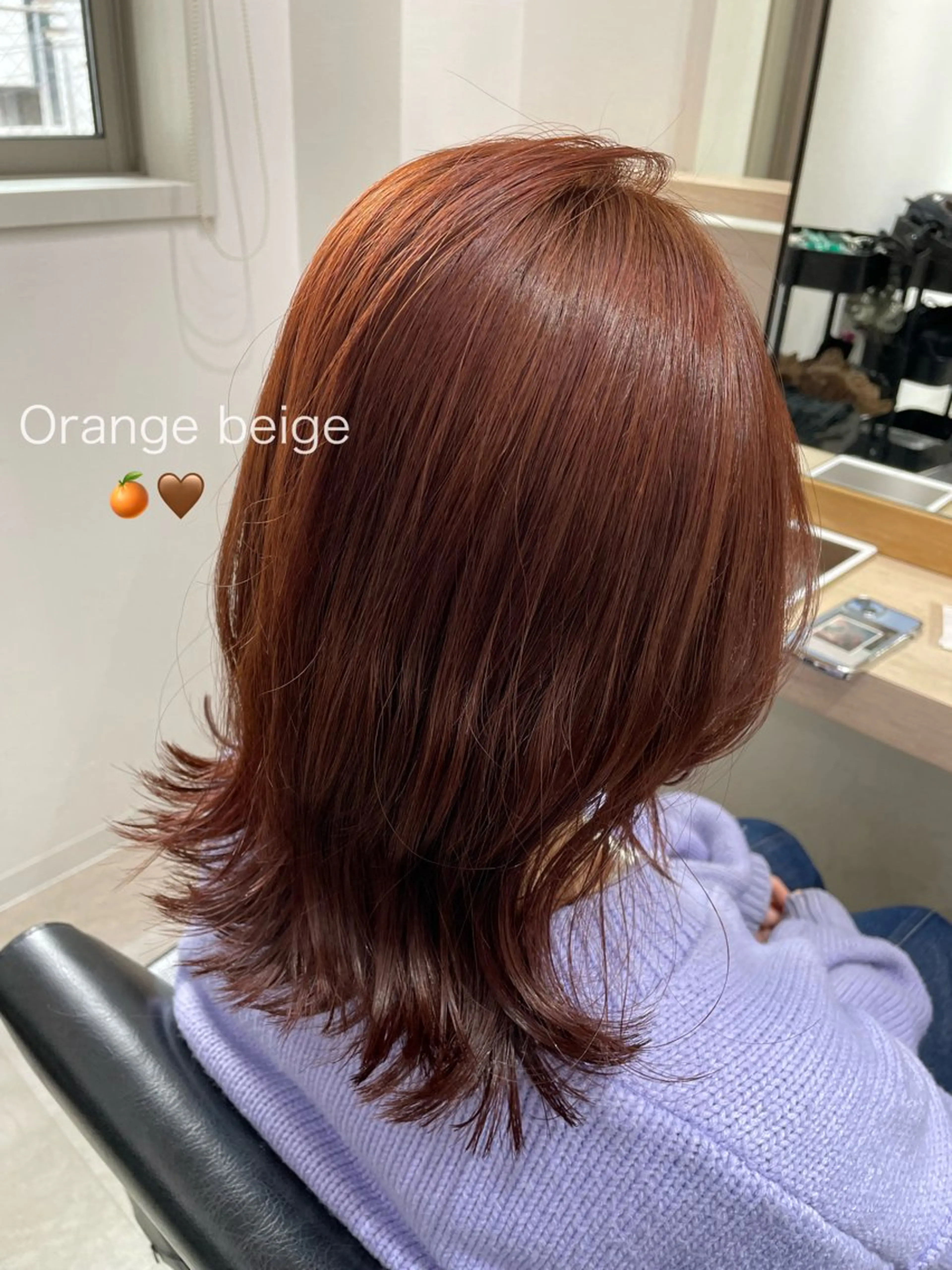 ミディアム カラー ヘアカラー トリートメント 🍒透明感カラー NO.1/ララ🍒のヘアスタイル