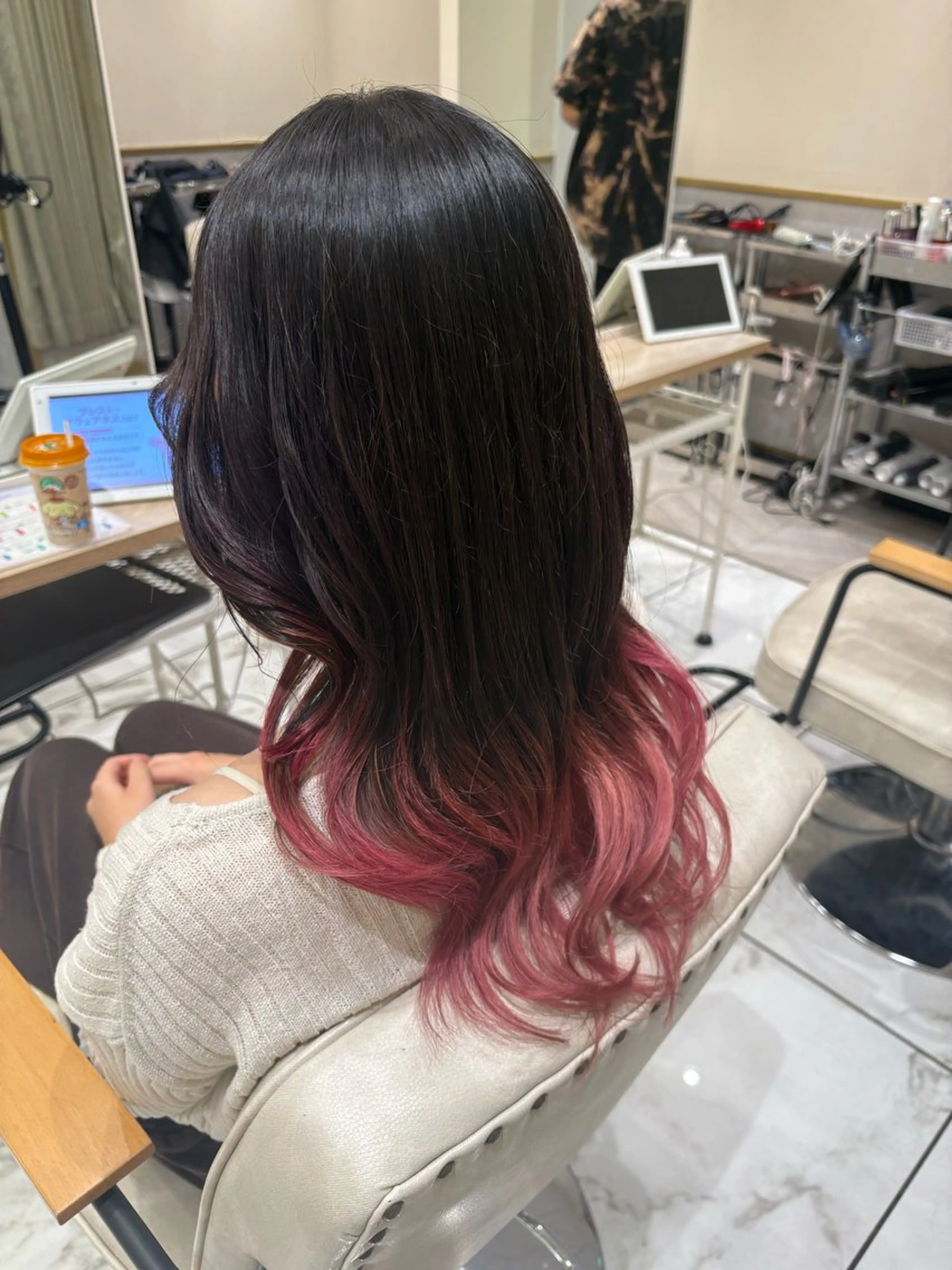 ロング カラー カット ヘアカラー 🦋sana🦋 似合わせカット✁のヘアスタイル