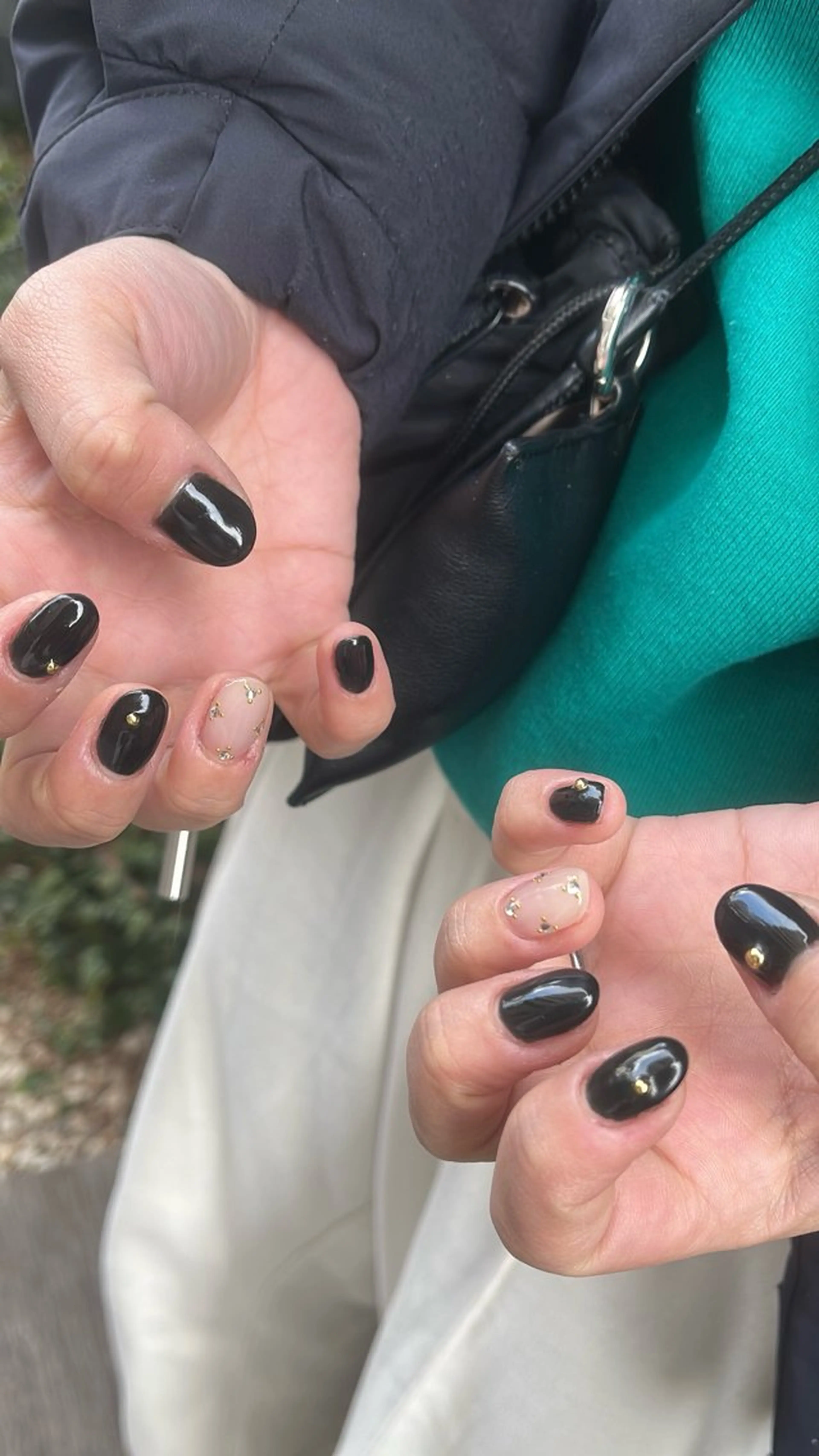 ネイル フラッシュネイル ハート ラメ(グリッター) ラメグラデーション ニュアンスネイル ハンドネイル SAKU  nail[サクネイル]所属・SAKU nail 作島茜のネイルデザイン