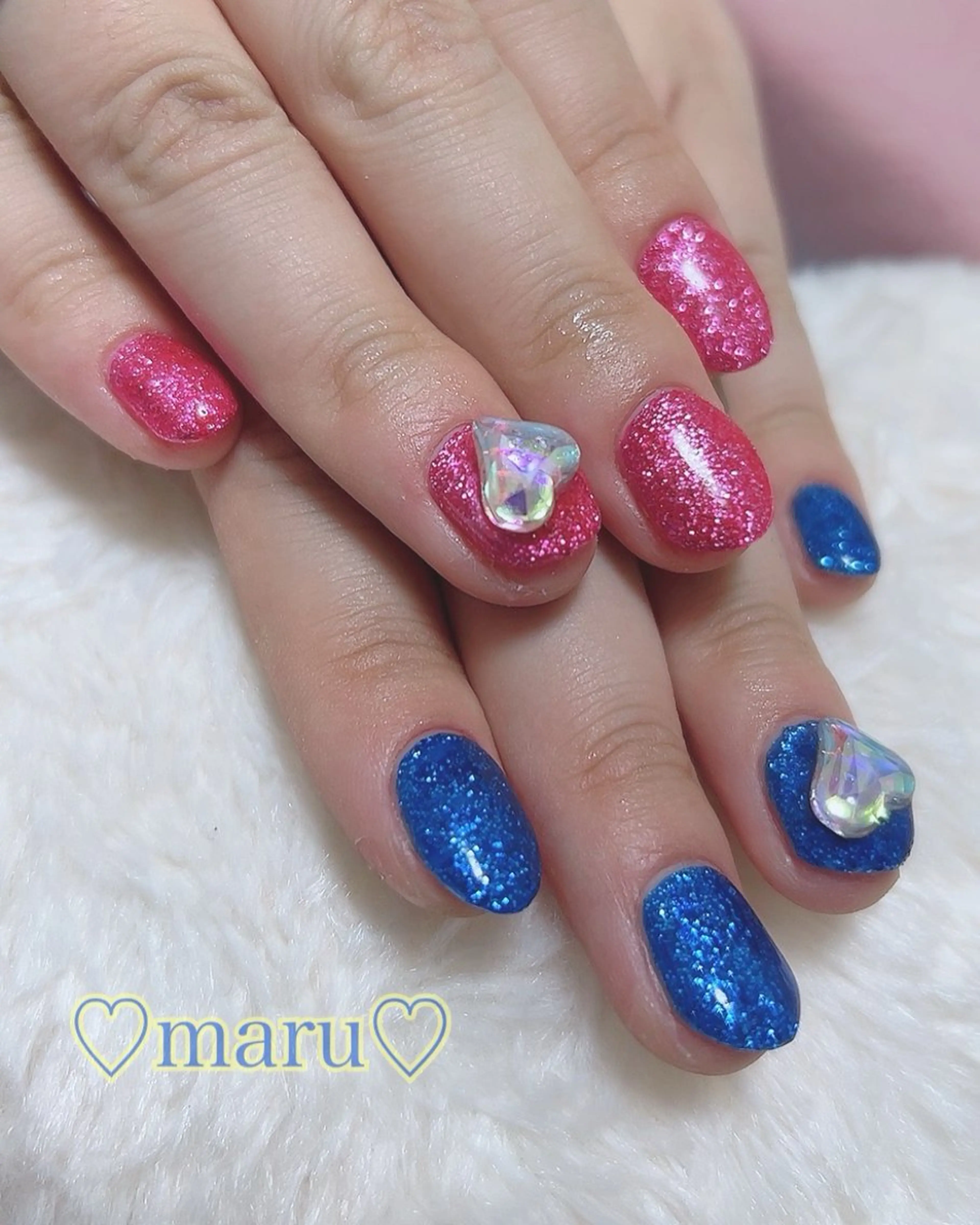 ネイル ハンドネイル フットネイル まるみ ♡のネイルデザイン