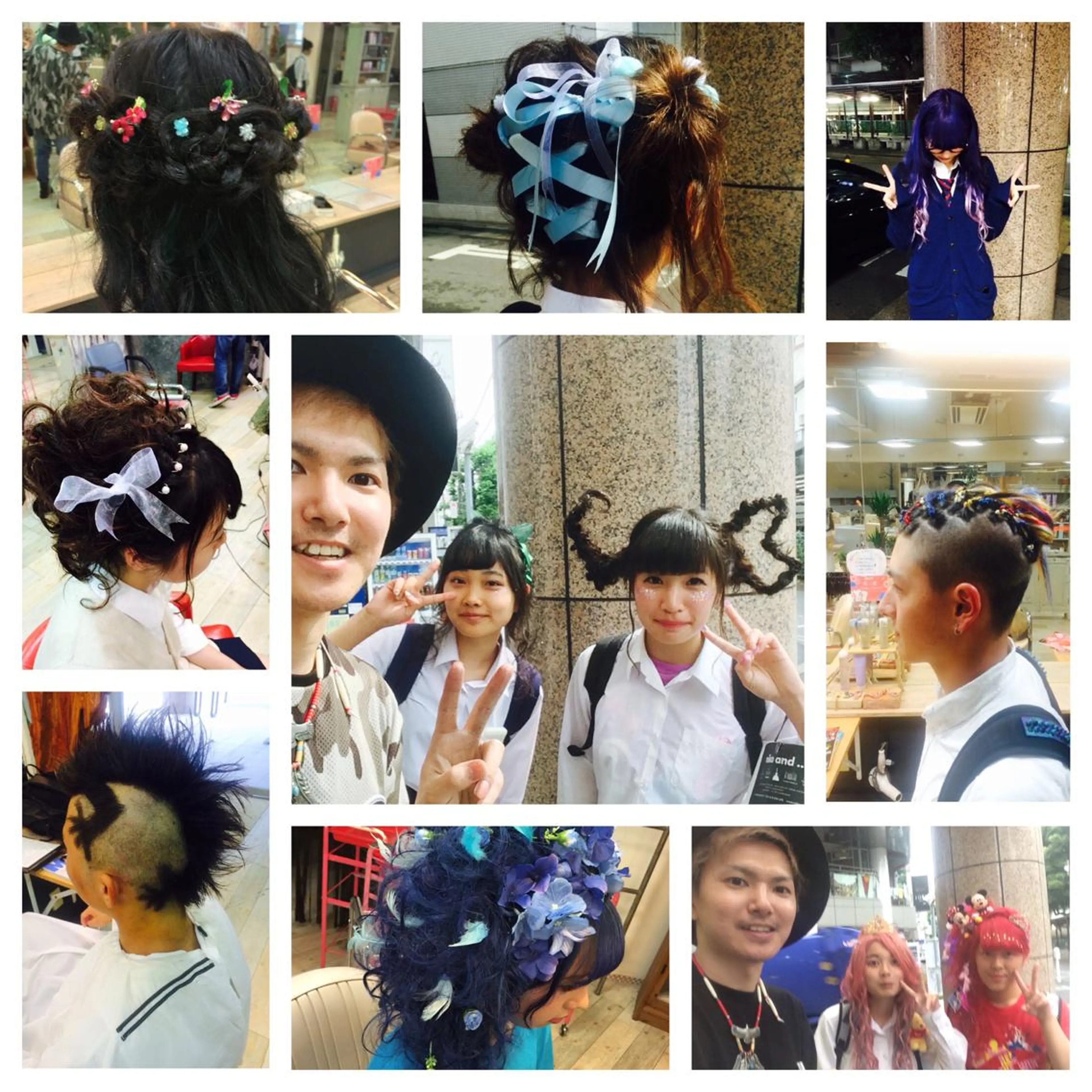 カラー ヘアアレンジ 平尾 拓也のヘアスタイル