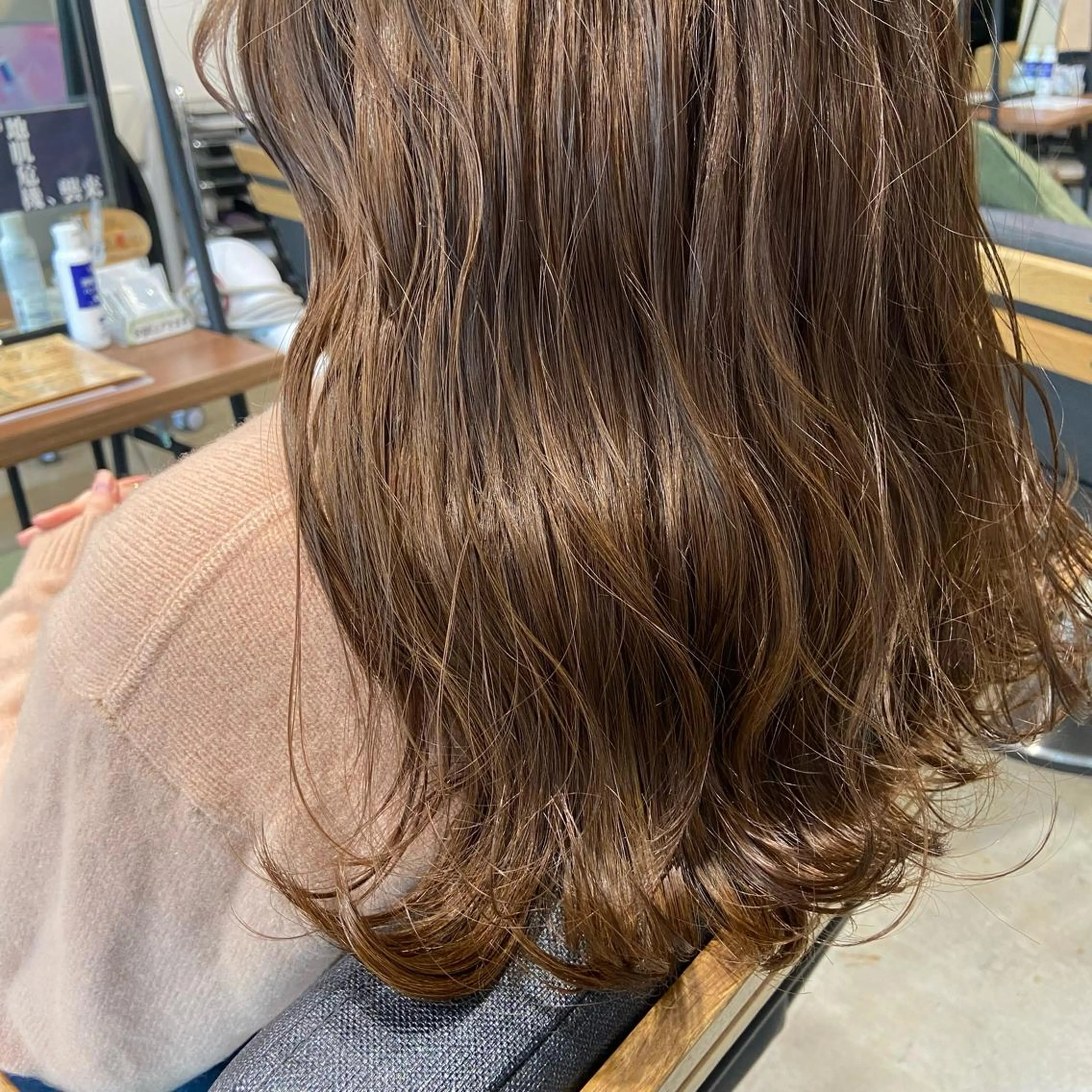 セミロング カラー ブラウンカラー 🌷レイヤーカット/ フルキシオリ🌷のヘアスタイル
