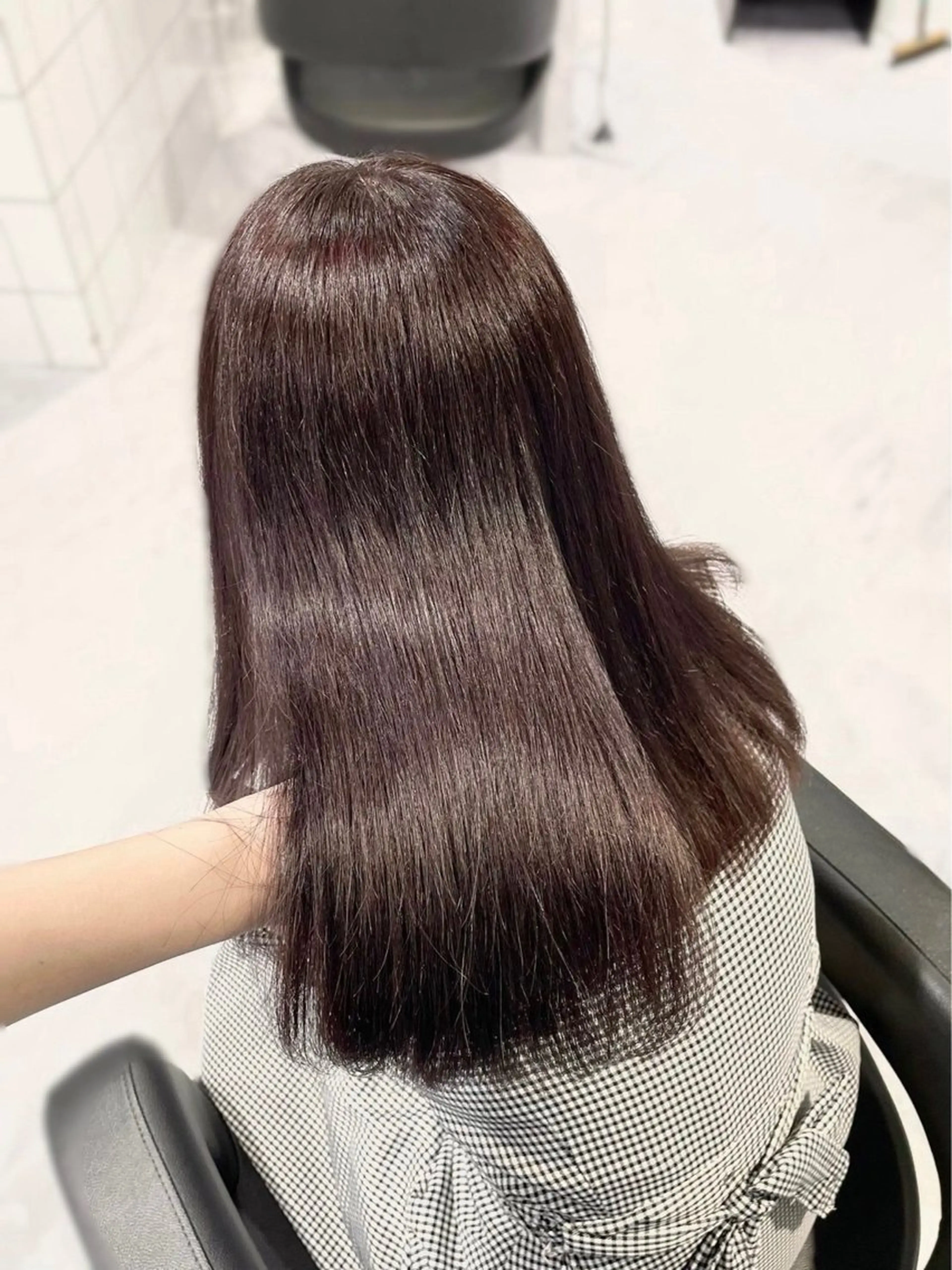 セミロング カラー 髪質改善 トリートメント 🐺メンズパーマ マッシュ　あさひ🐺のヘアスタイル