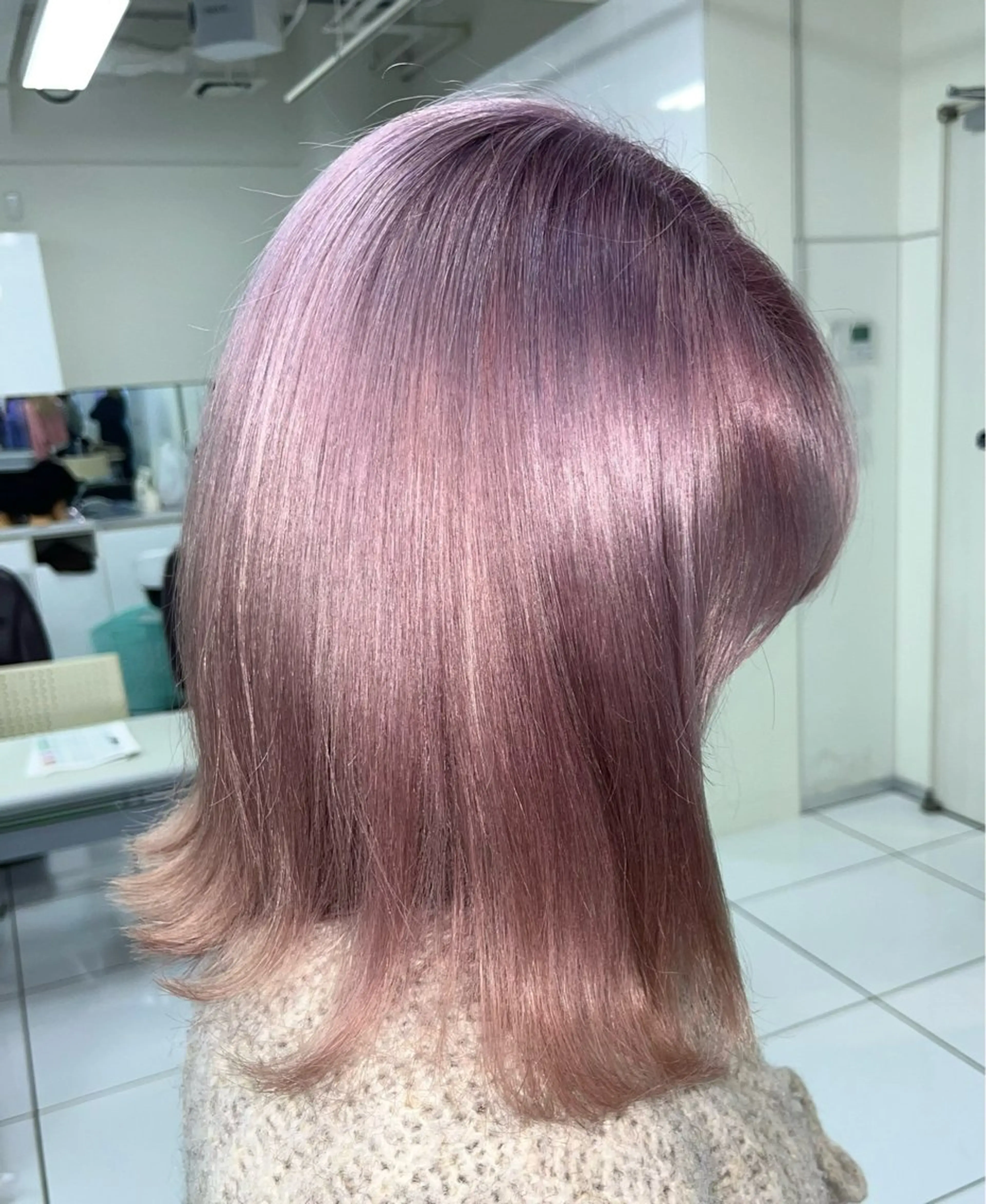 セミロング カラー ヘアカラー トリートメント 北村 優斗のヘアスタイル