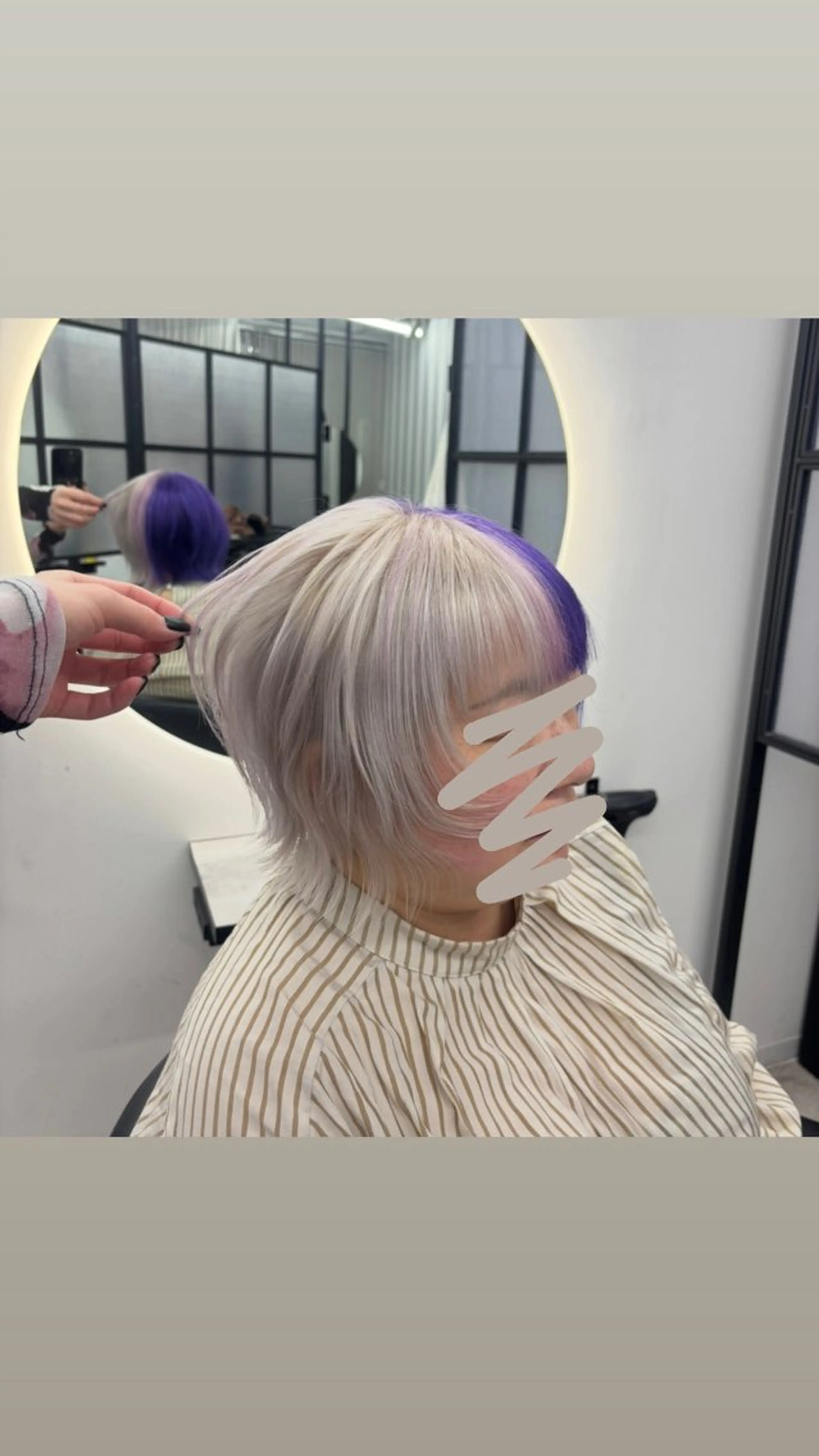 ミディアム カラー ヘアカラー Ren. 🦋デザインカラーのヘアスタイル