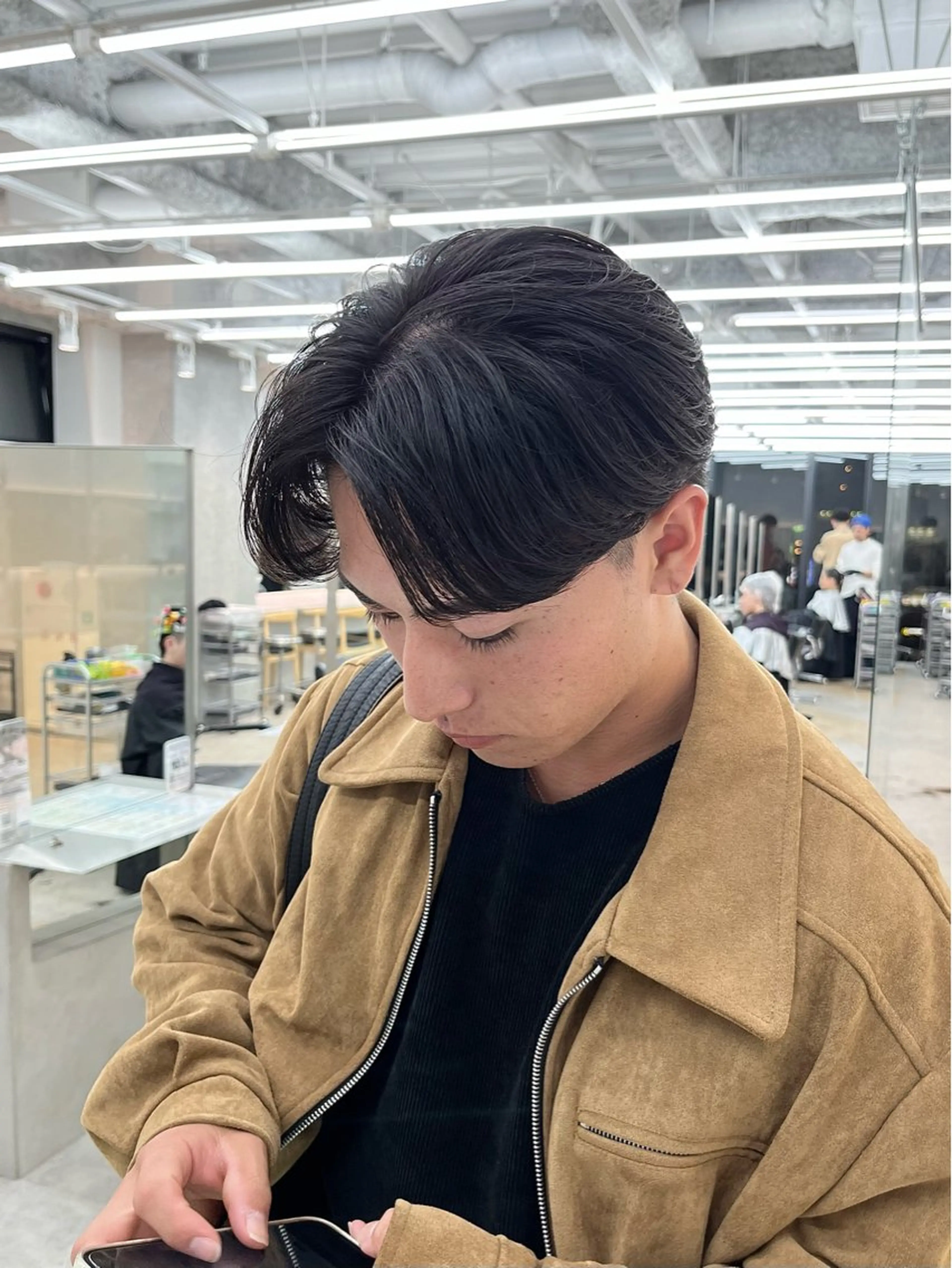 パーマ メンズ メンズパーマ ニュアンスパーマ カット パーマ 🎀メンズパーマ☆ 艶カラー☆Syuriのヘアスタイル