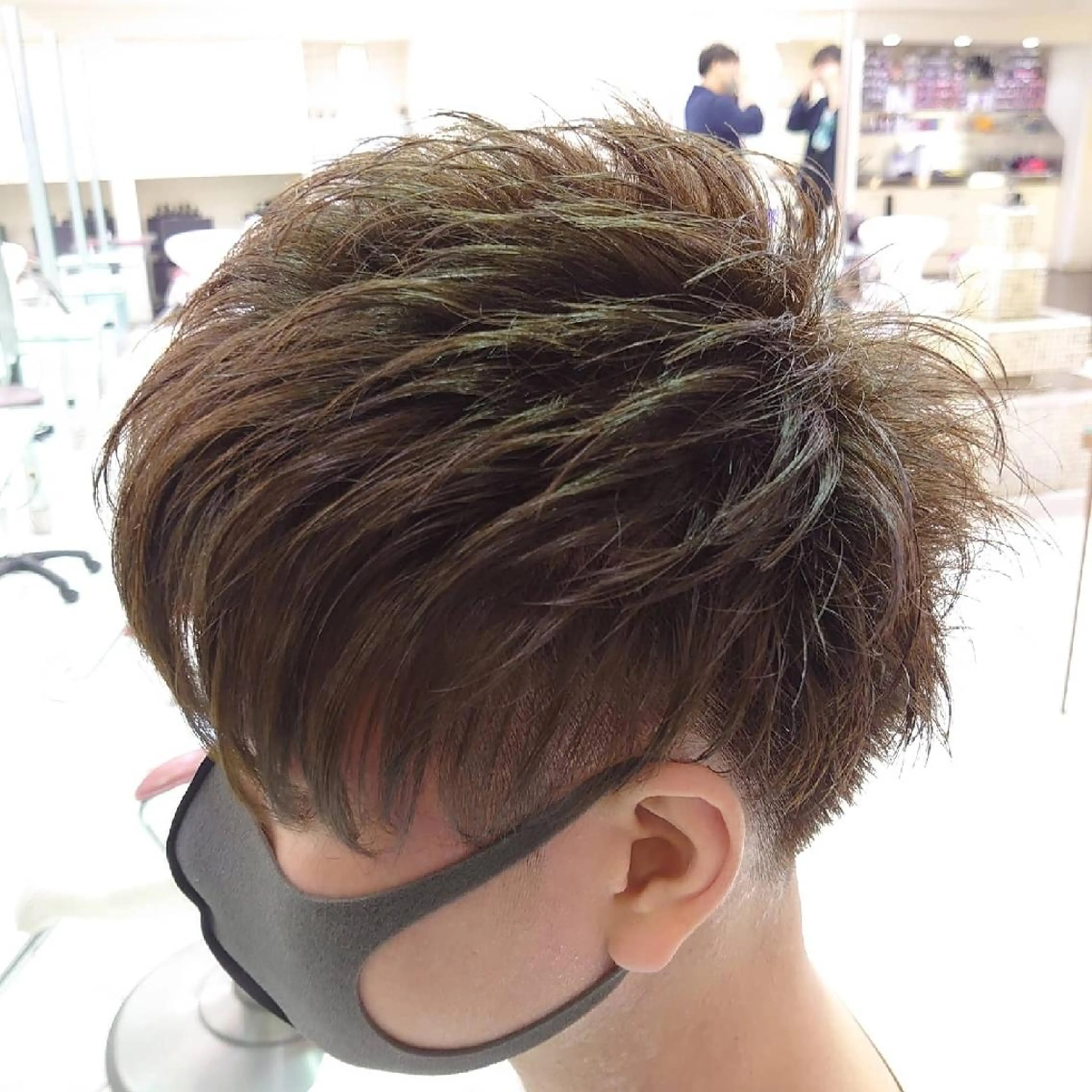 ショート カラー メンズ 刈り上げ ショートヘア 🐺一ノ瀬 凌 / デザインウルフ🐺のヘアスタイル