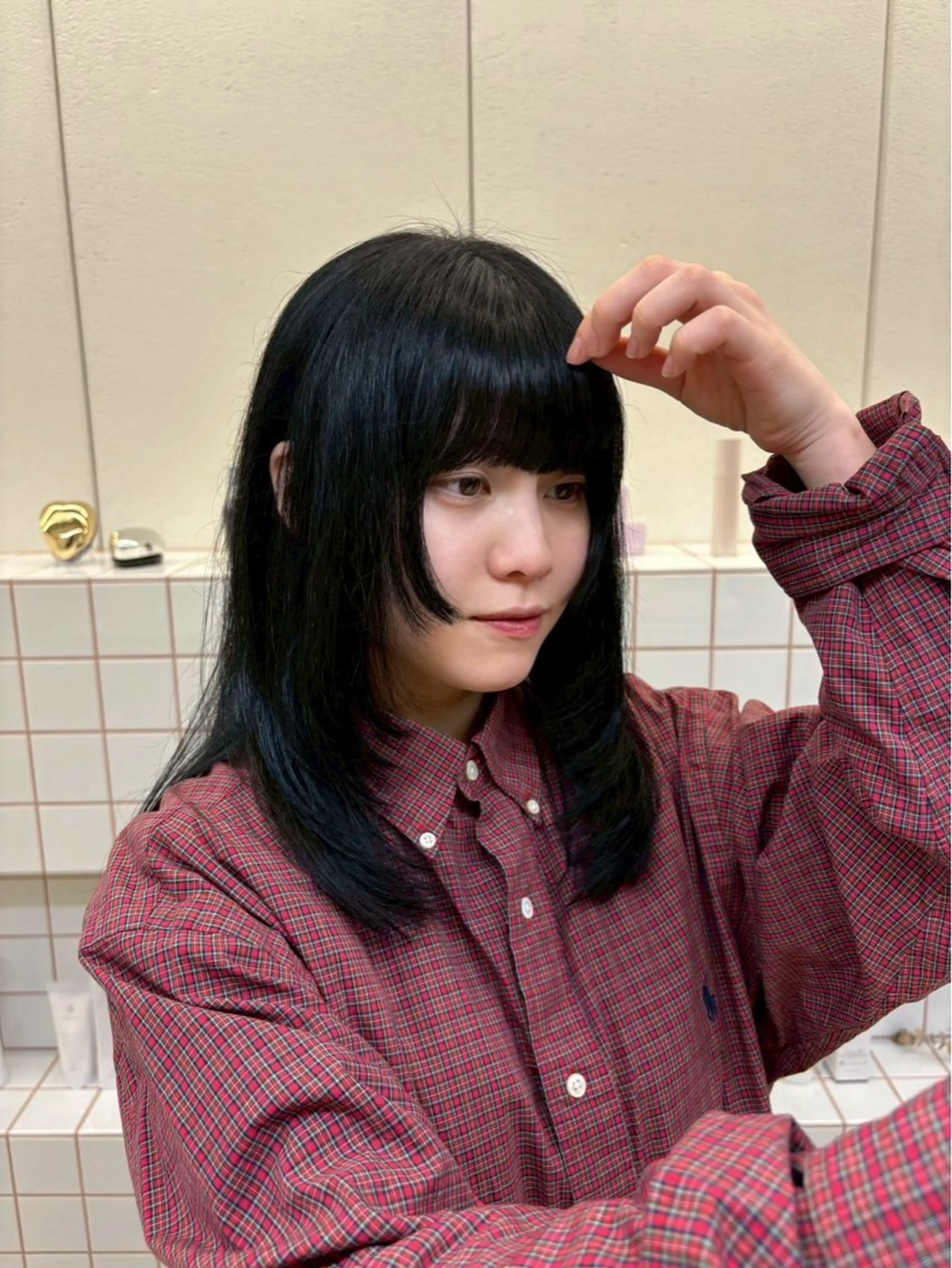 ミディアム 🌼花屋併設🌼 木下奈々望のヘアスタイル