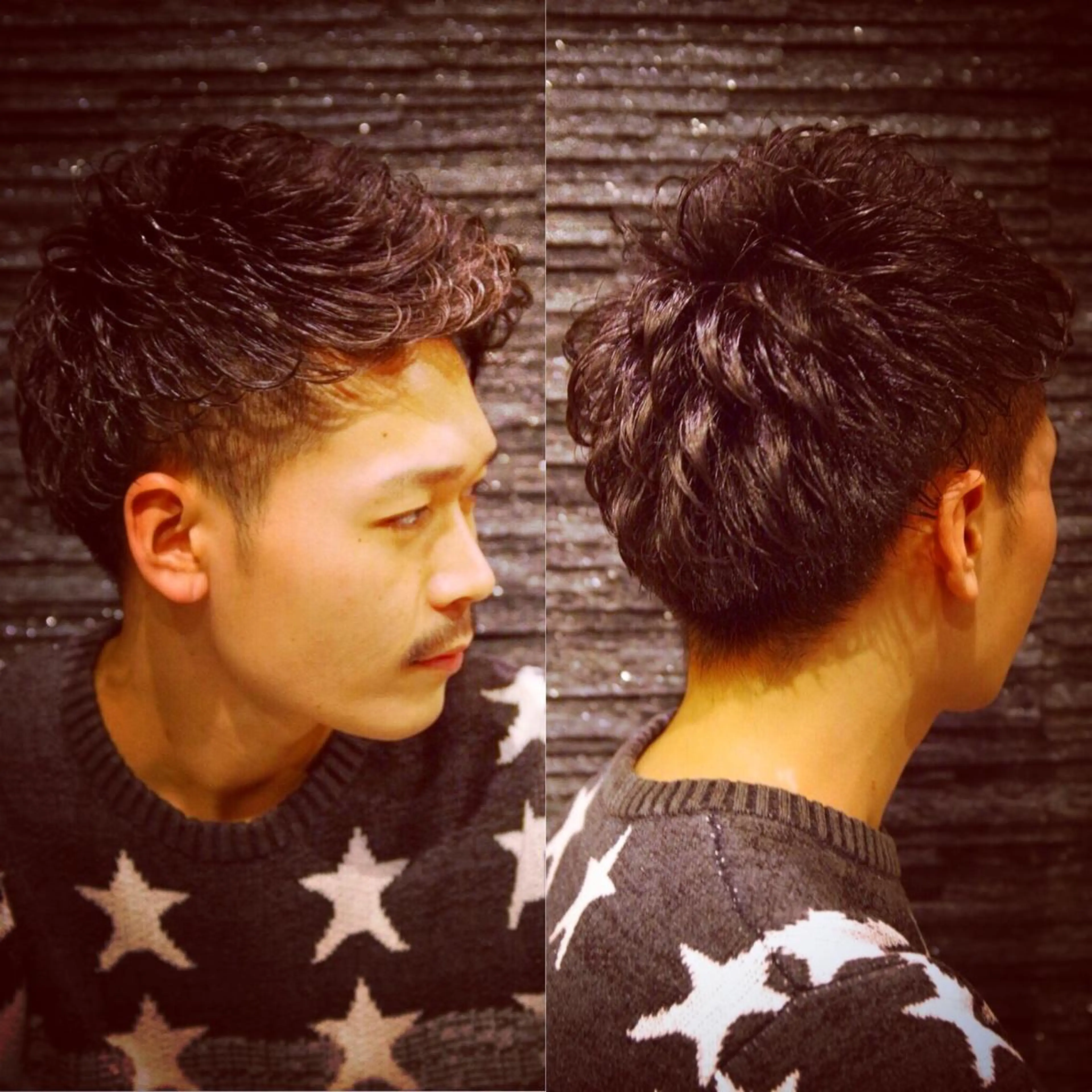 ショート パーマ メンズ 渋谷 たくみのヘアスタイル