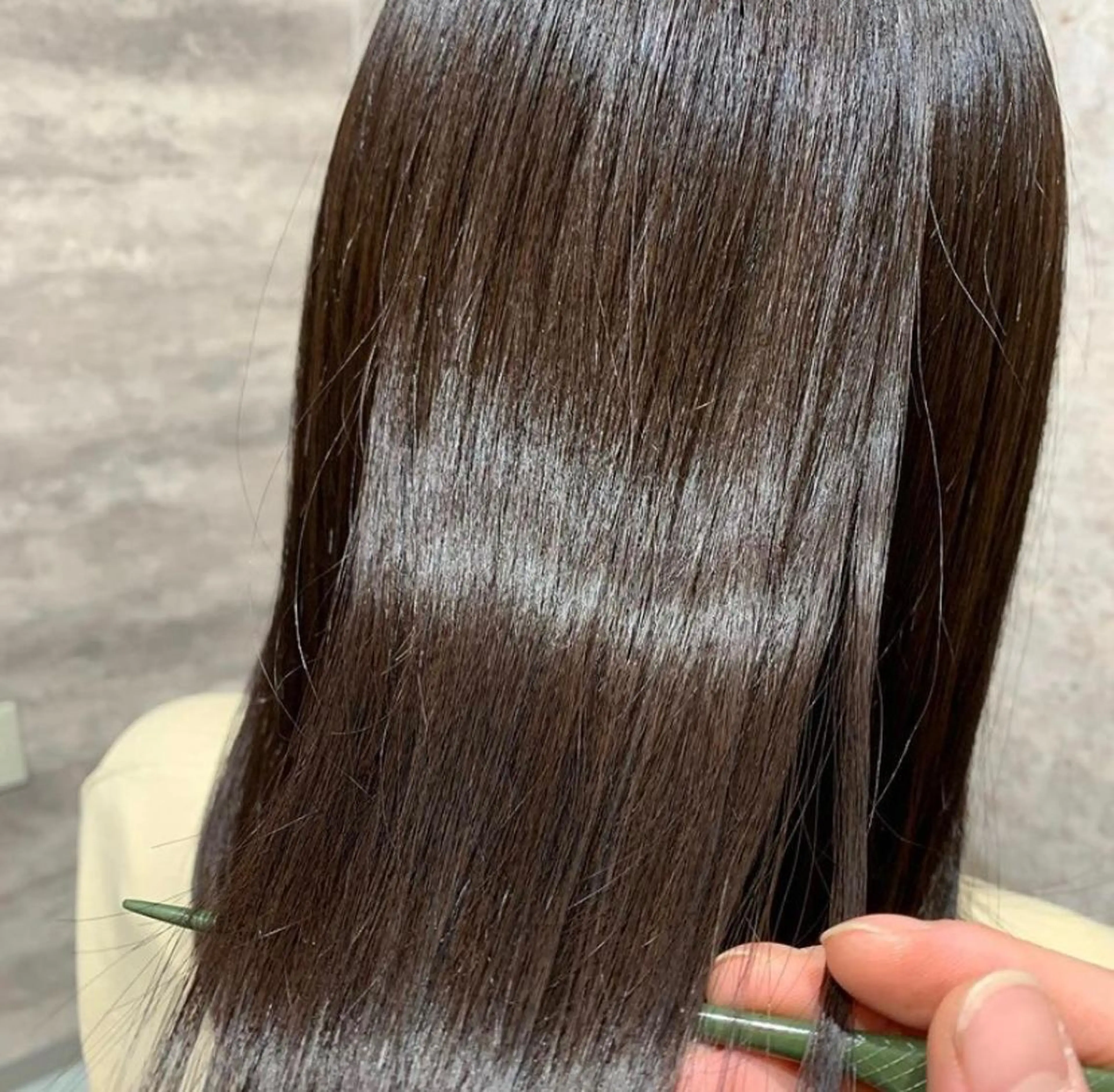 セミロング カラー グレージュ カット ヘアカラー トリートメント 🫟Blanco🫟 Color&Careのヘアスタイル