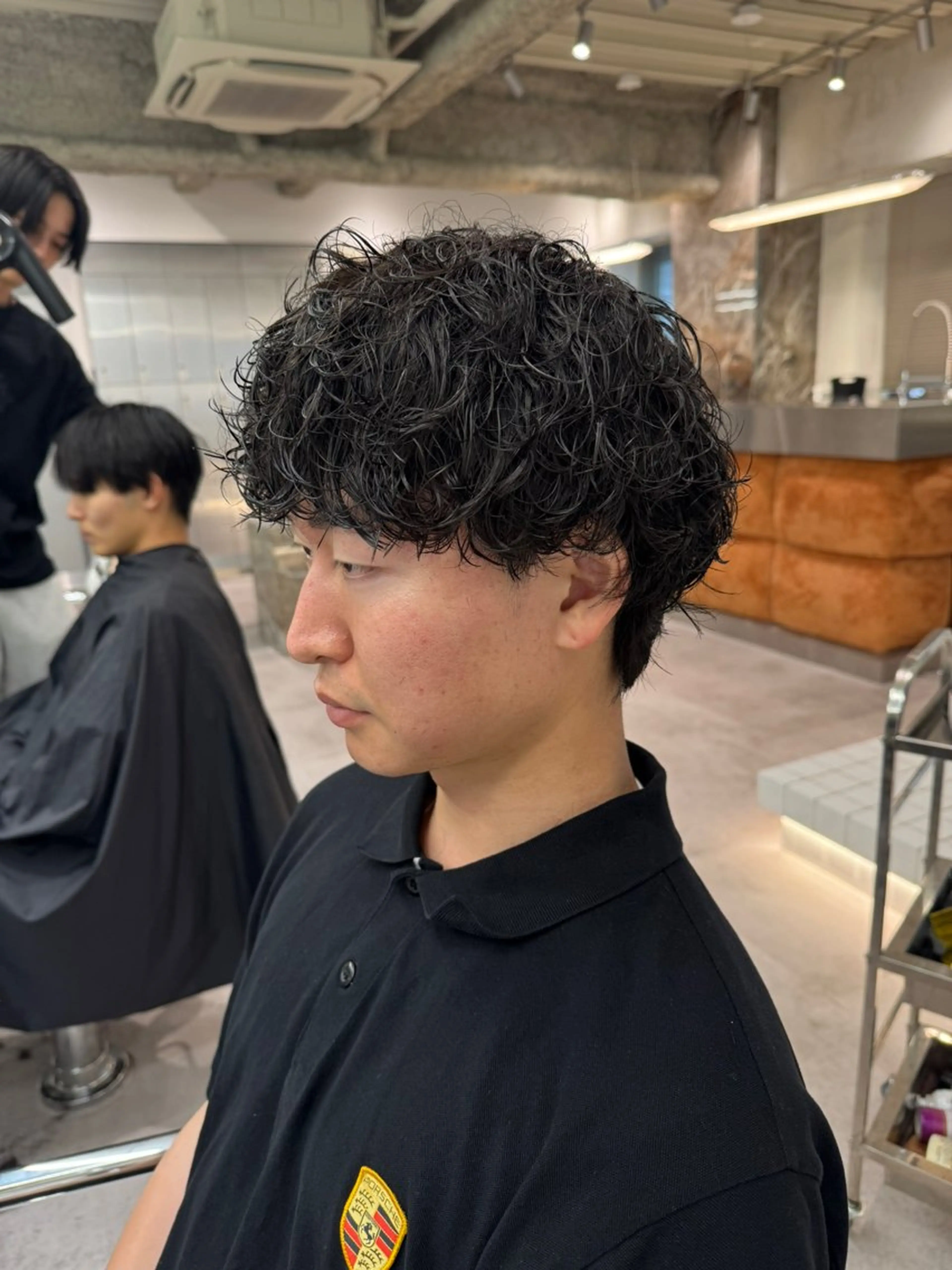 パーマ メンズ メンズパーマ メンズサロンU所属・ブリーチ/パーマ特化 片平和寿のヘアスタイル