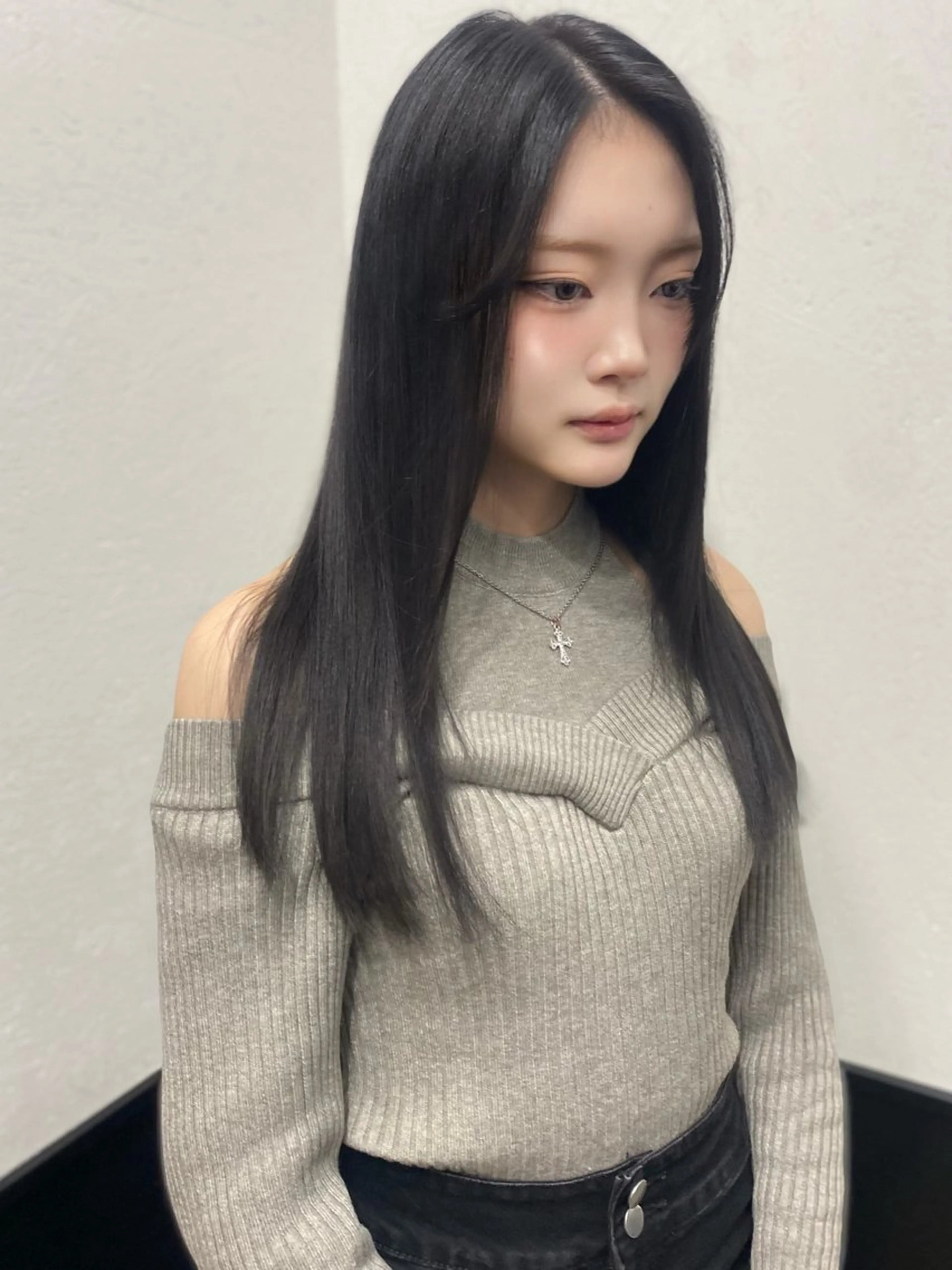 ロング カラー 渋谷🖤 艶髪🖤透明感カラーのヘアスタイル