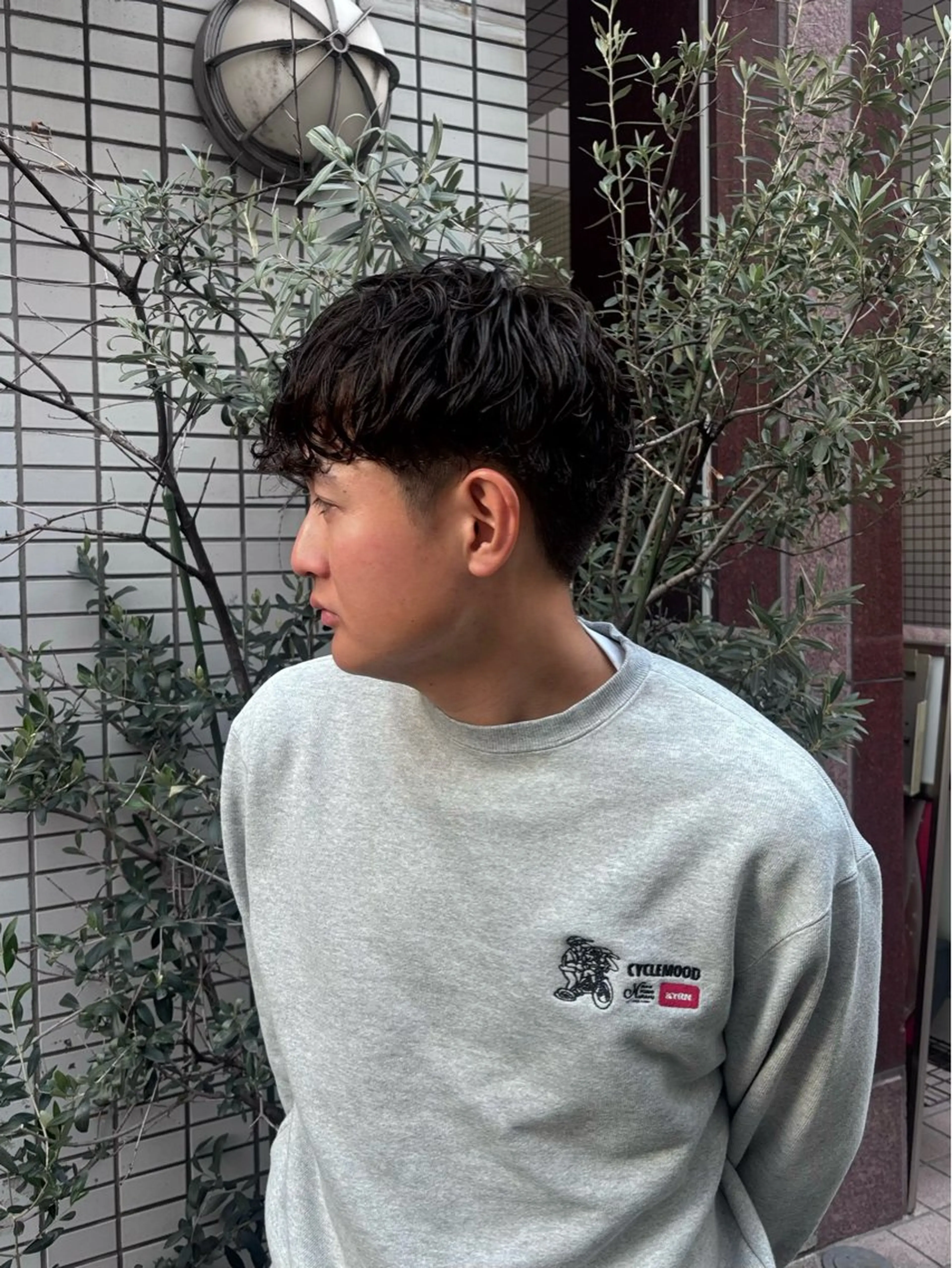 パーマ メンズ メンズパーマ ボブ/メンズ/パーマ /Tamakiのヘアスタイル