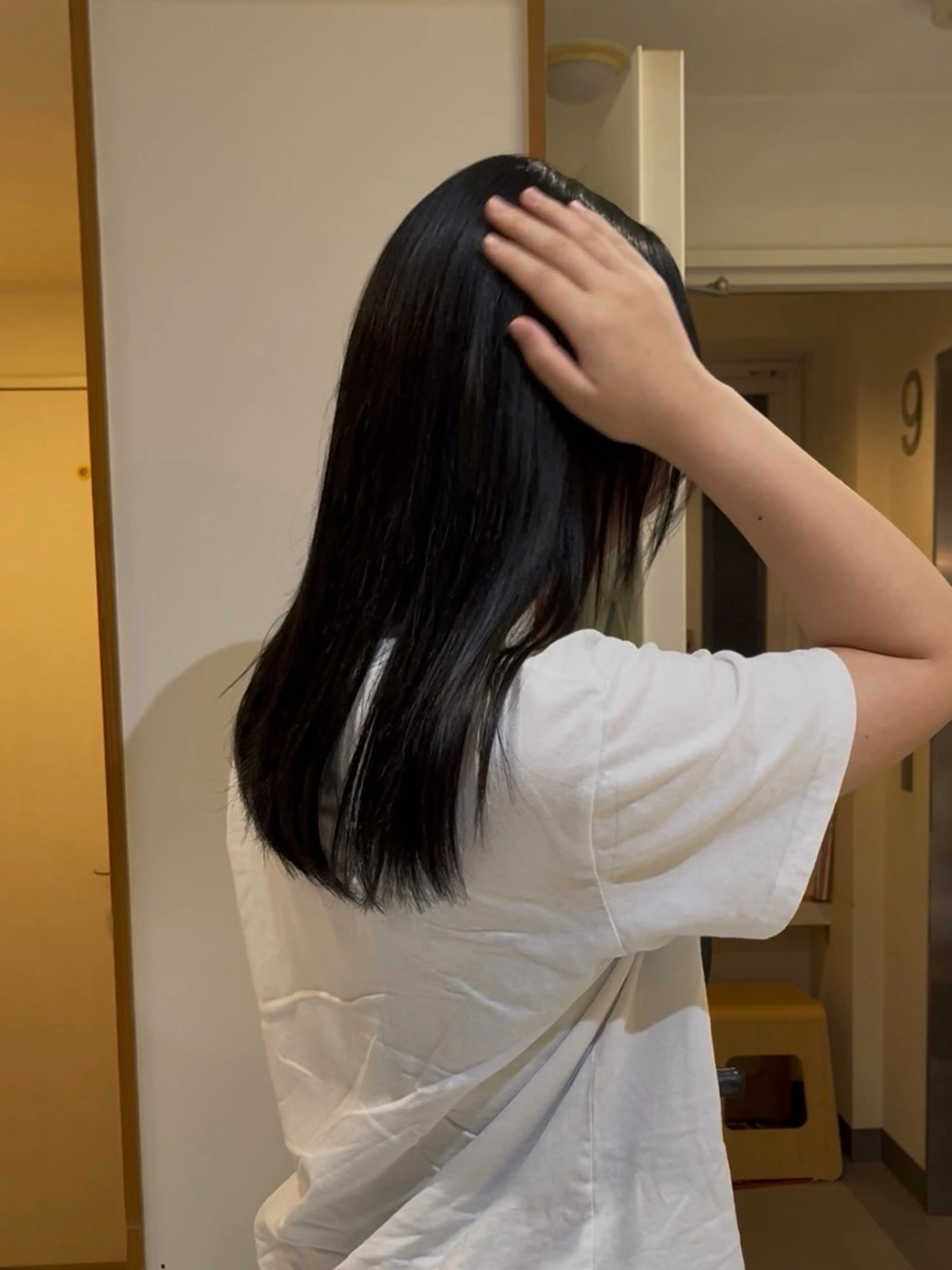 暗染めの写真