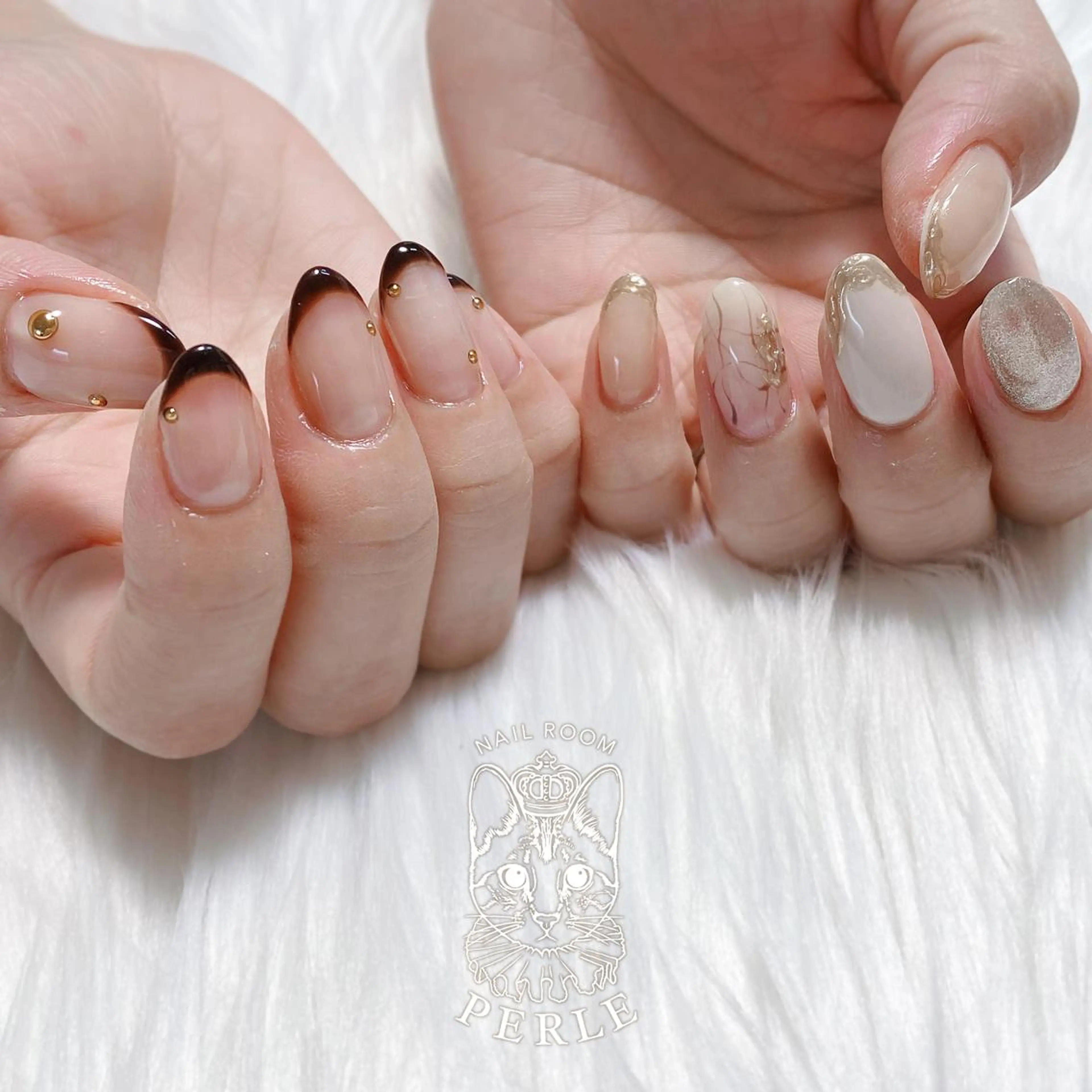 ネイル ハンドネイル nail room Perleのネイルデザイン
