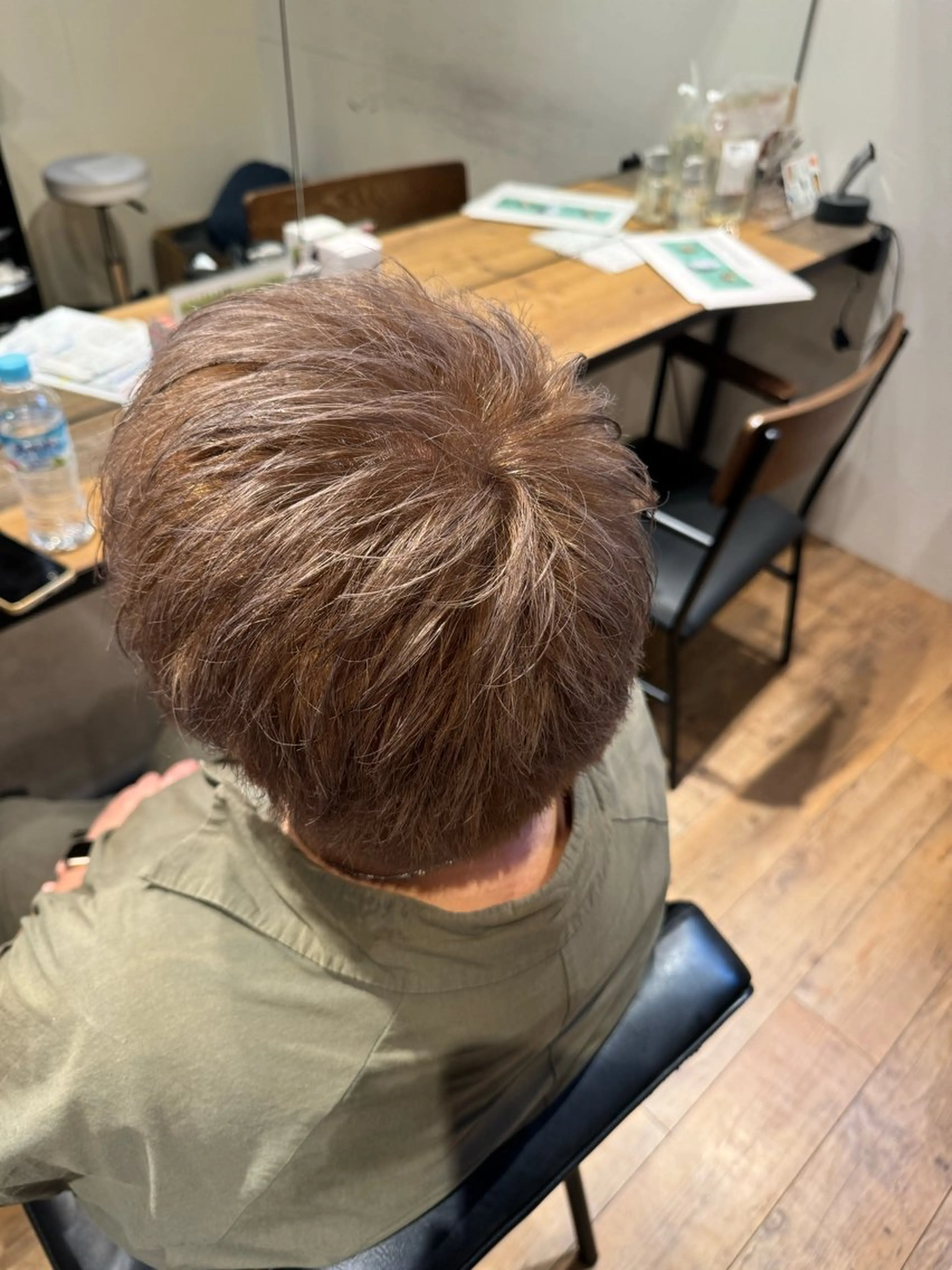 ショート カラー クキノ ケイカのヘアスタイル
