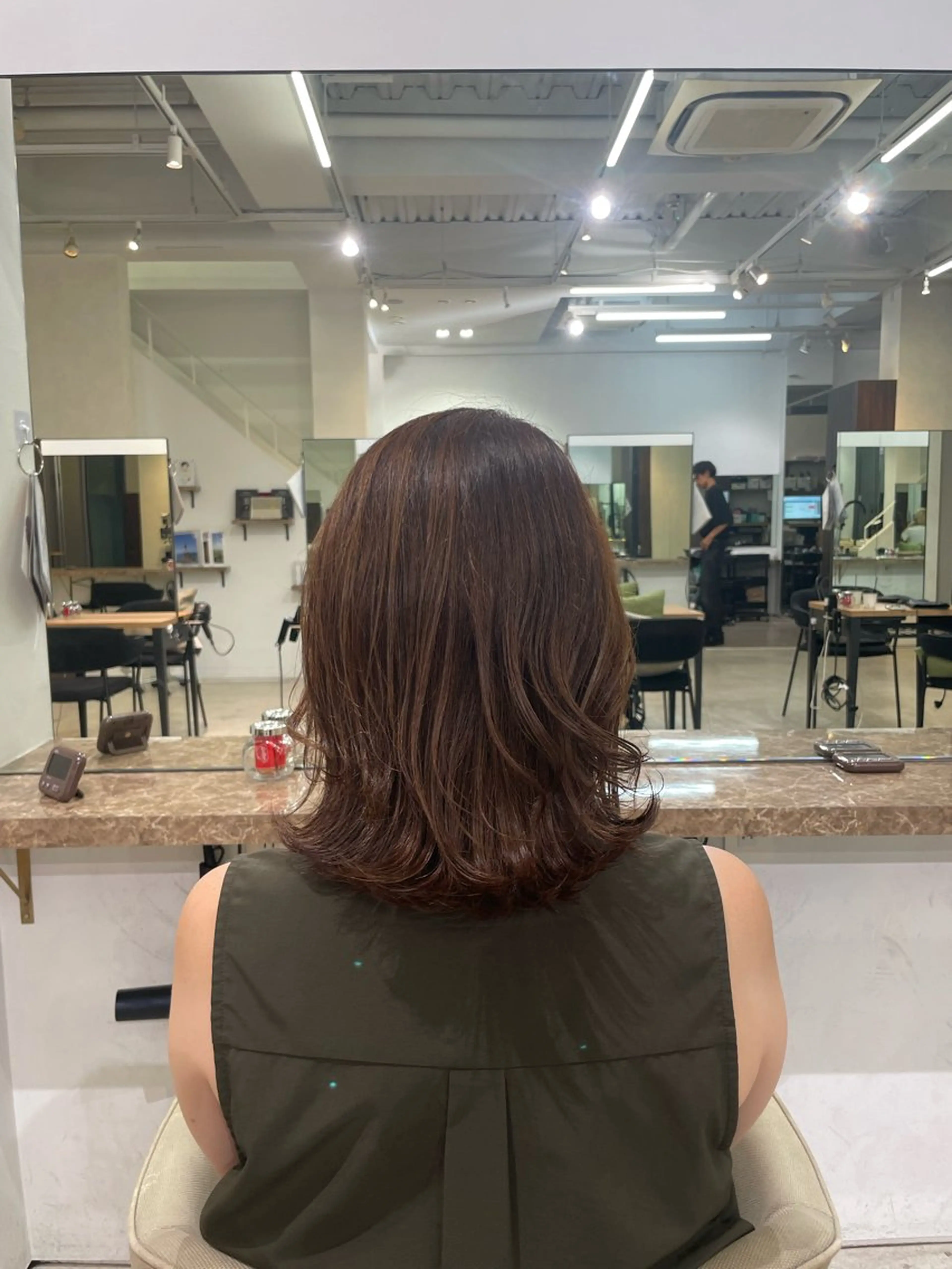 ミディアム カラー パーマ ヘアアレンジ メンズ ショート特化型🌟似 合わせボブ/カンタ✨のヘアスタイル