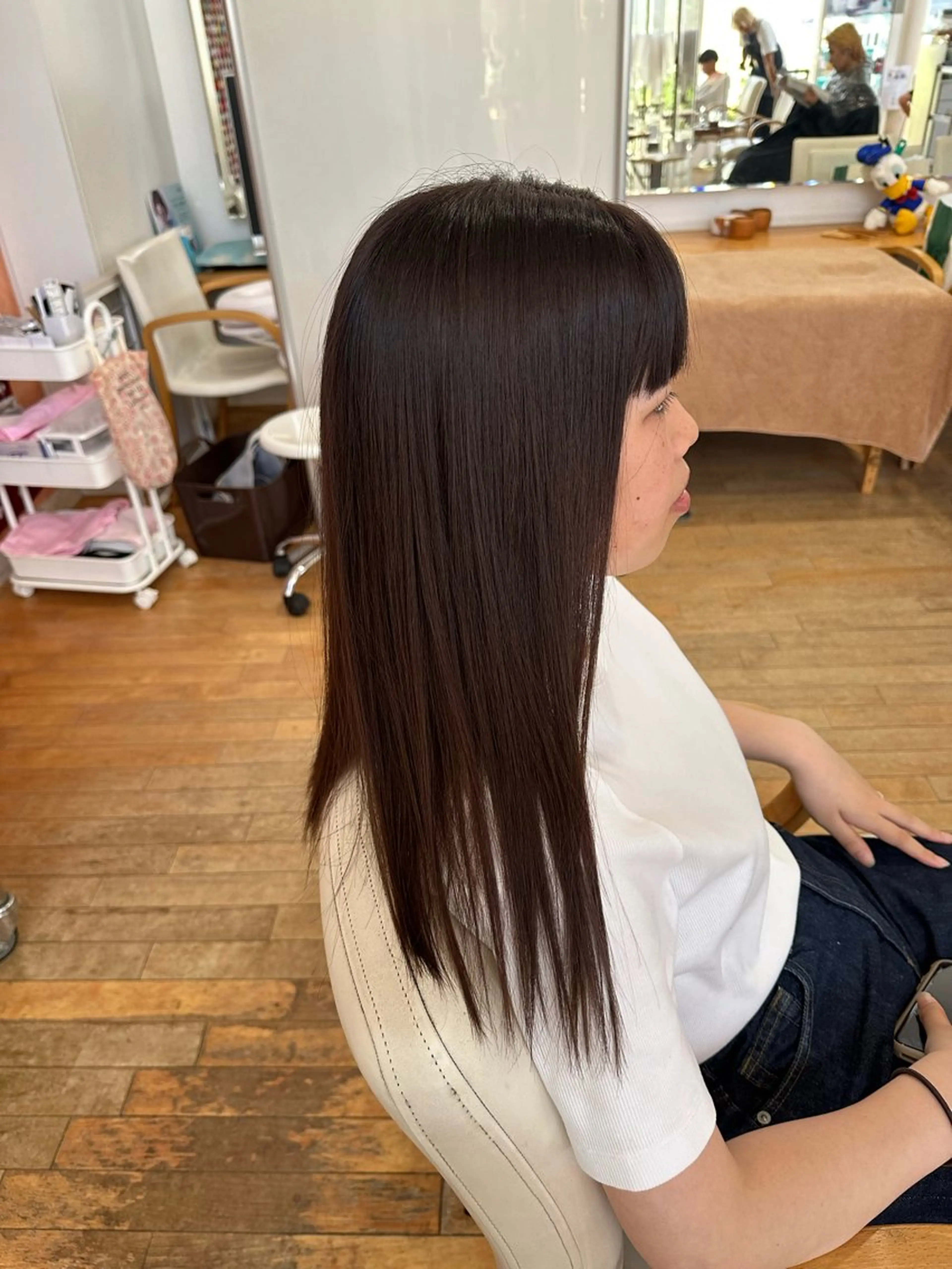 ロング 山本 瑠華のヘアスタイル