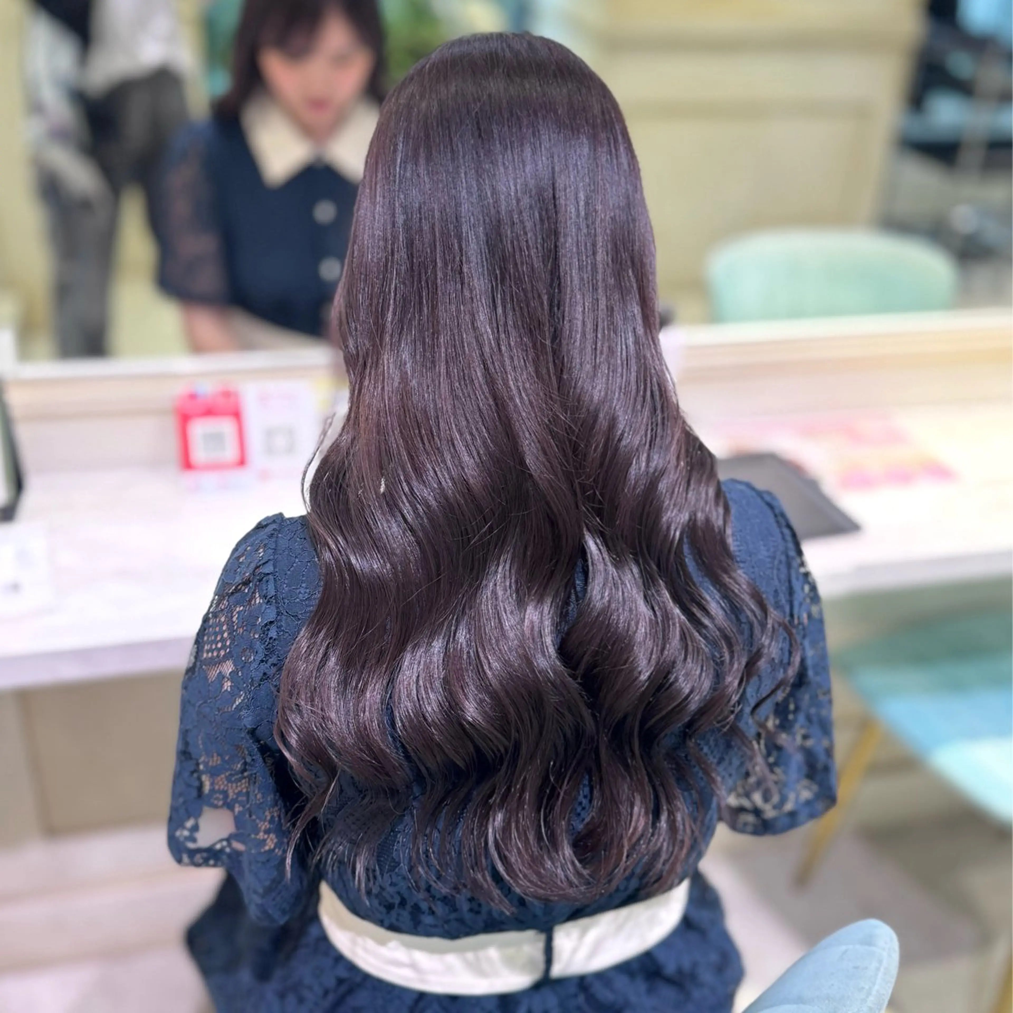 ロング カラー ヘアカラー トリートメント 透明感カラー/ kazusaのヘアスタイル