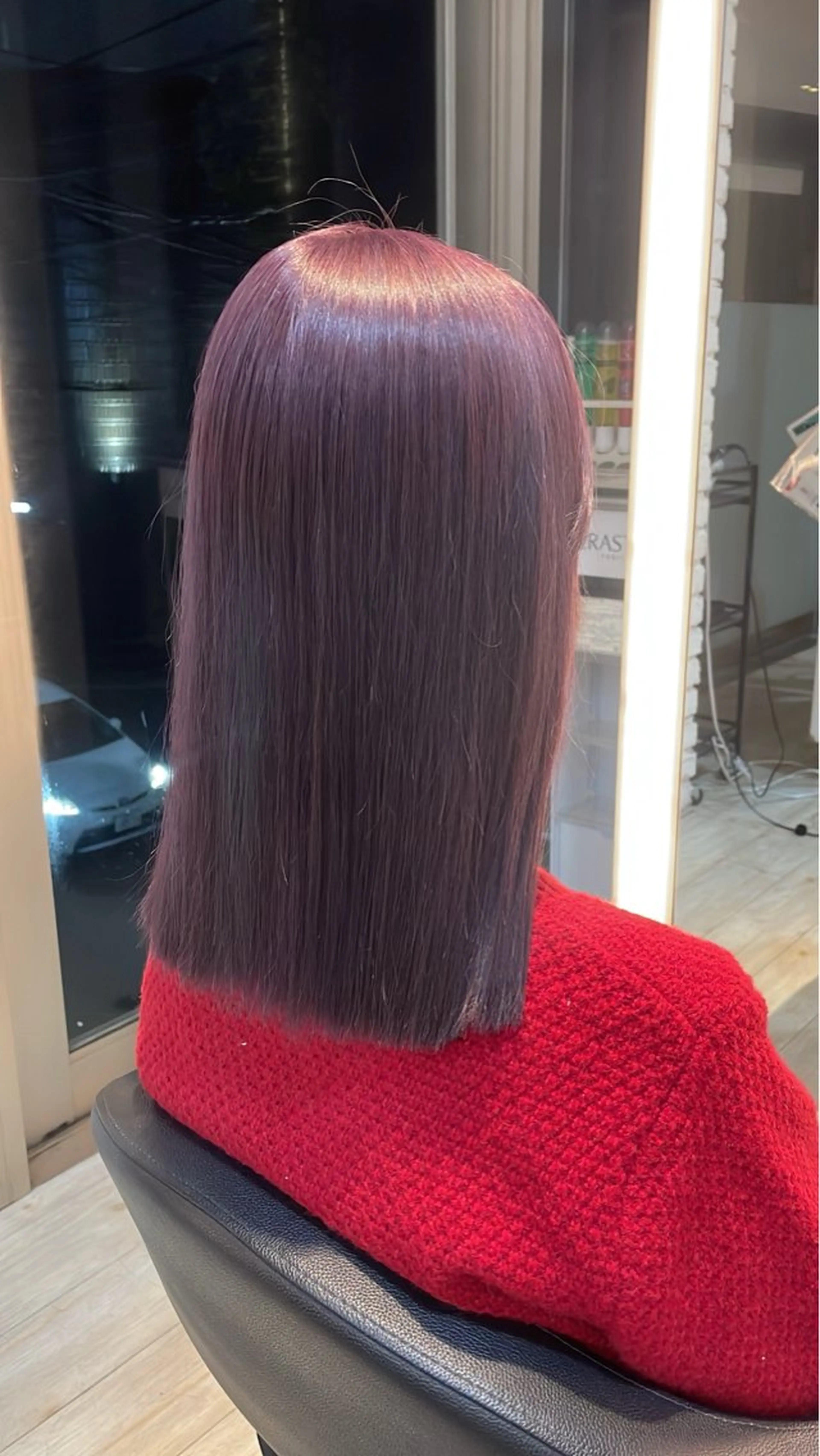 ミディアム カラー ブリーチ ヘアカラー トリートメント ブリーチ/髪質改善/ 透明感カラー/暖色のヘアスタイル