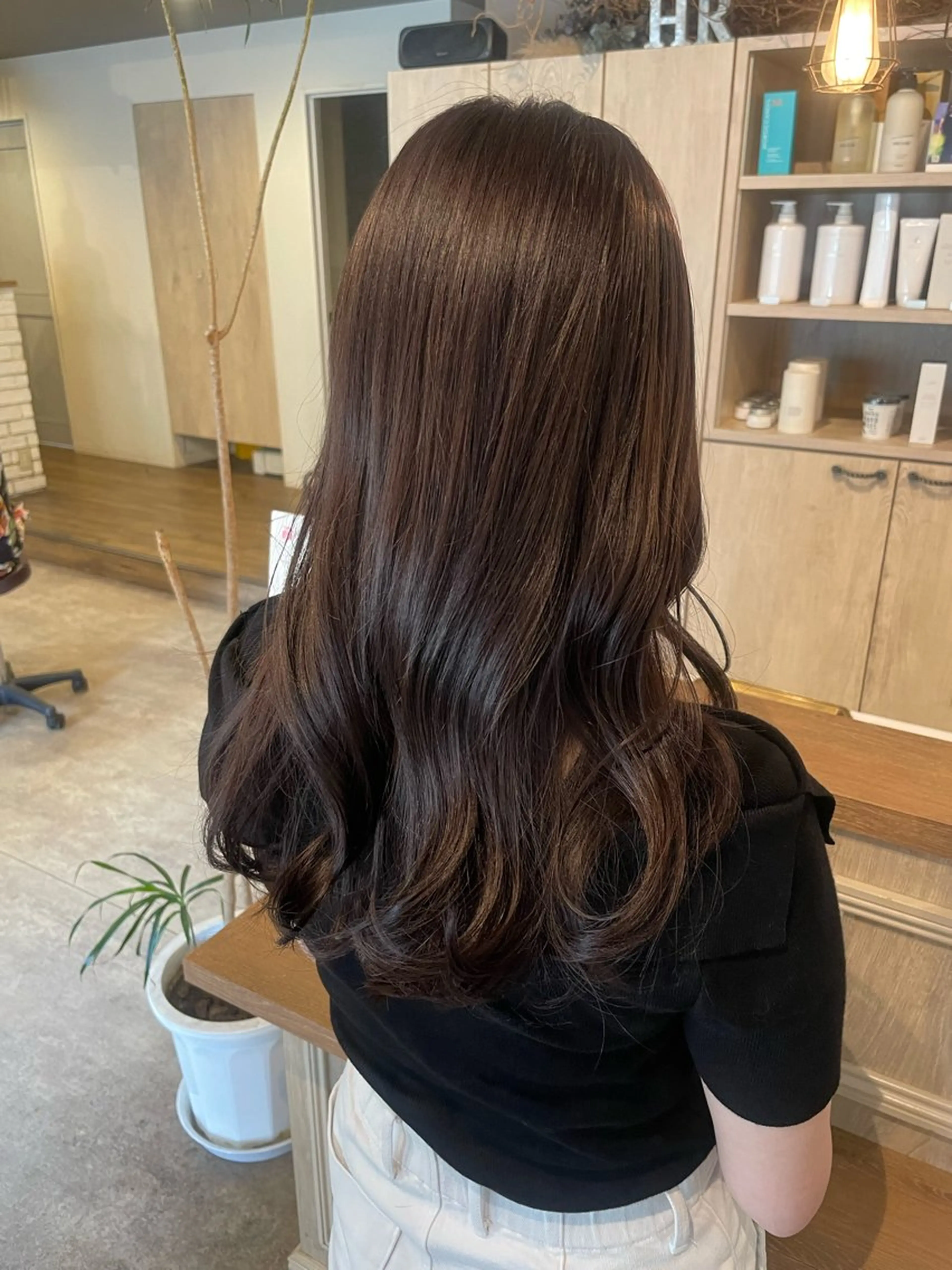 カラー グレージュ ラベンダーカラー ラベンダーグレージュ ラベンダーグレー カット ヘアカラー トリートメント HARE 川崎晴佳のヘアスタイル