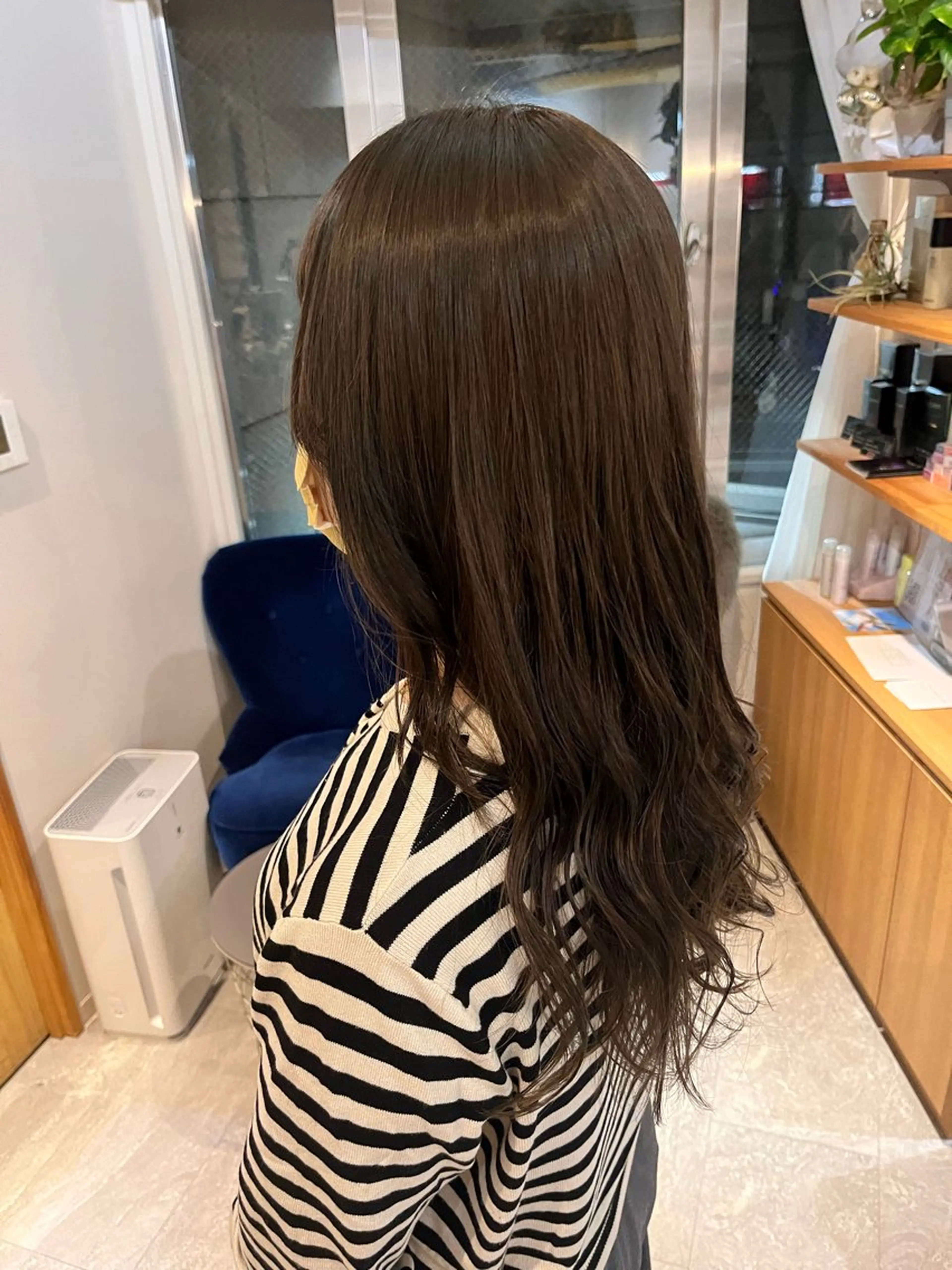 ロング カラー ブラウンカラー 透明感カラー イルミナカラー 《PARAGO緑橋》 山田素のヘアスタイル