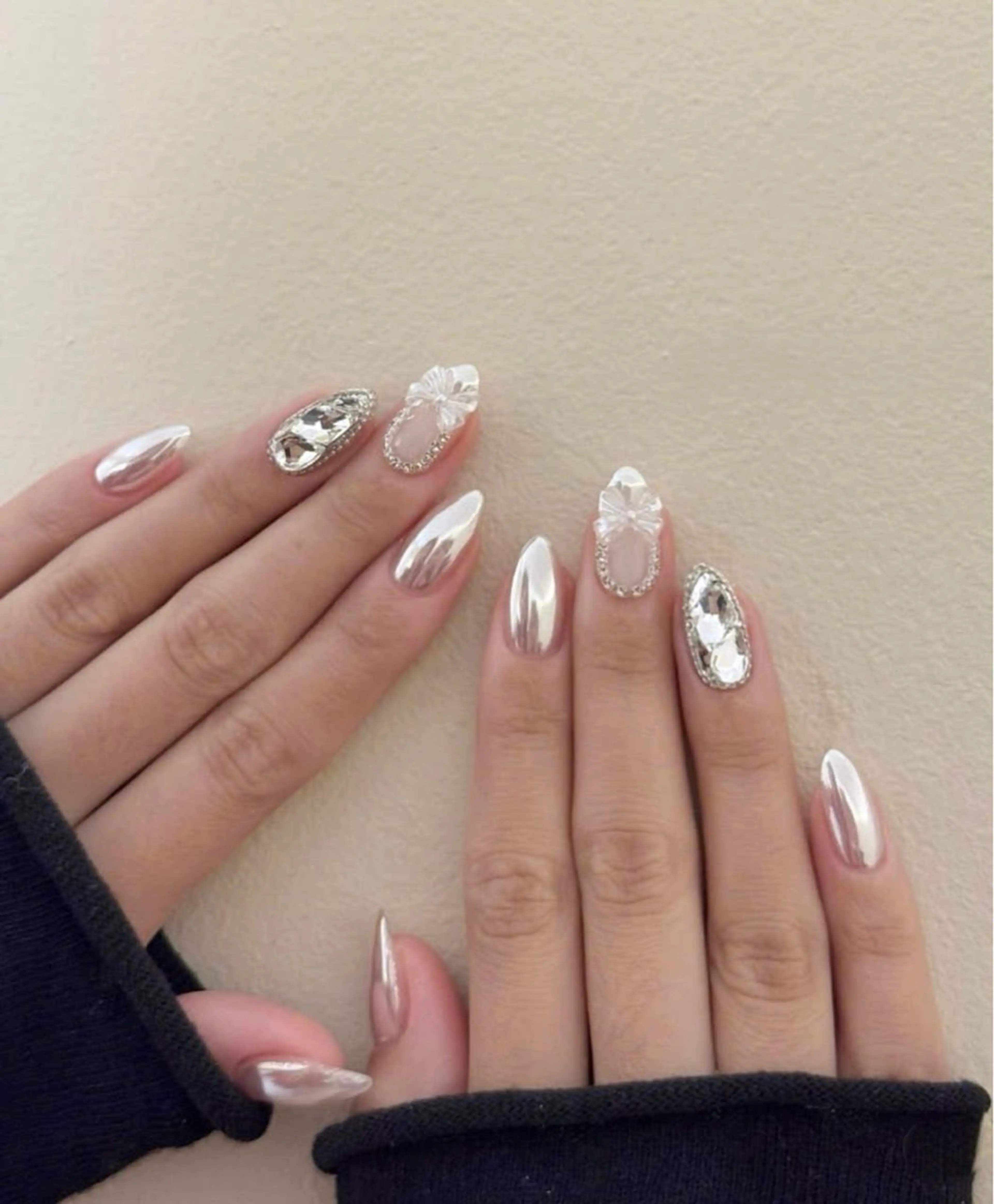 ネイル ボルドー チークネイル 成人式 フレンチネイル グラデーション ハンドネイル LynaOtsuka Nailのネイルデザイン