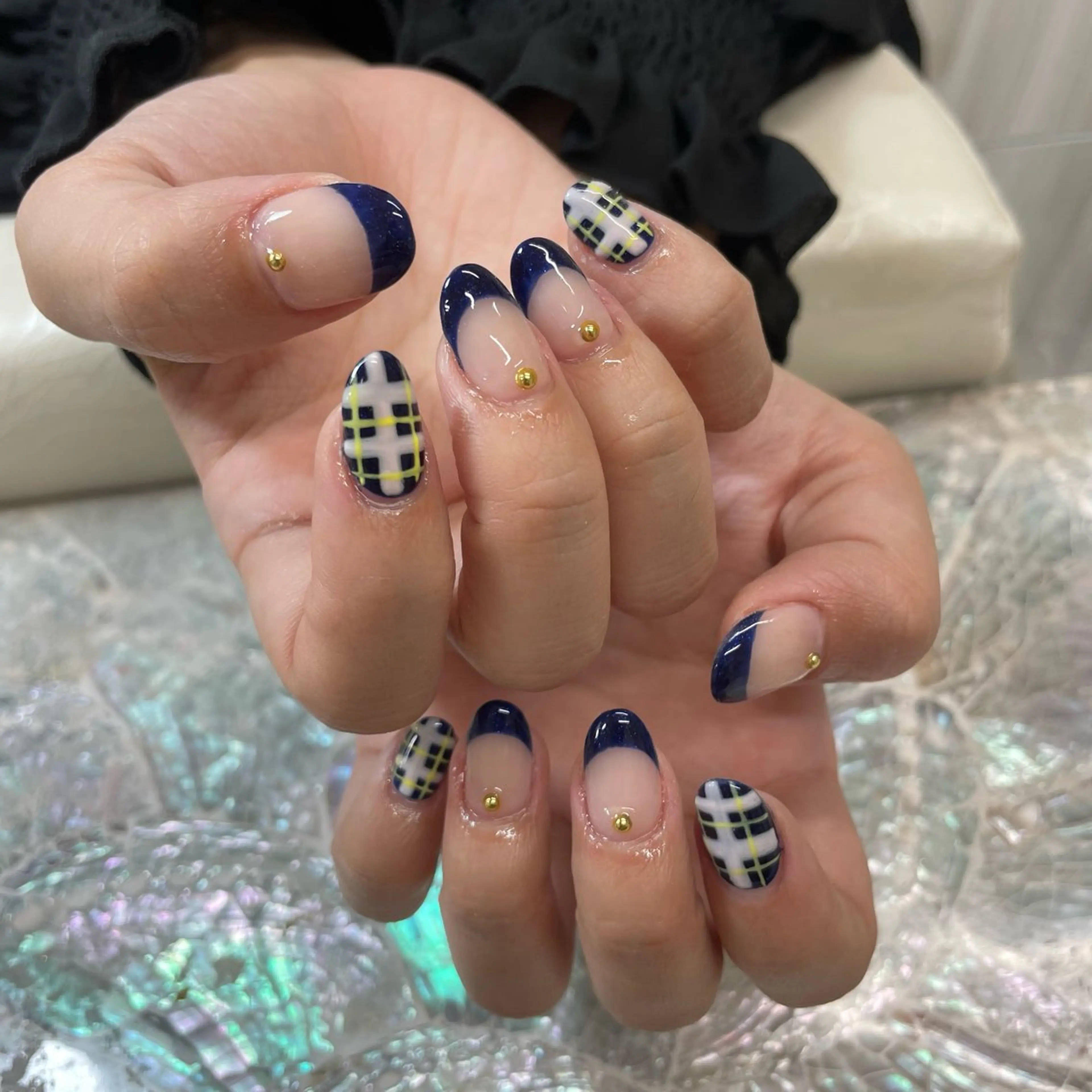 ネイル フレンチネイル 持ち込み 🌴konami 4U NAIL🥥のネイルデザイン