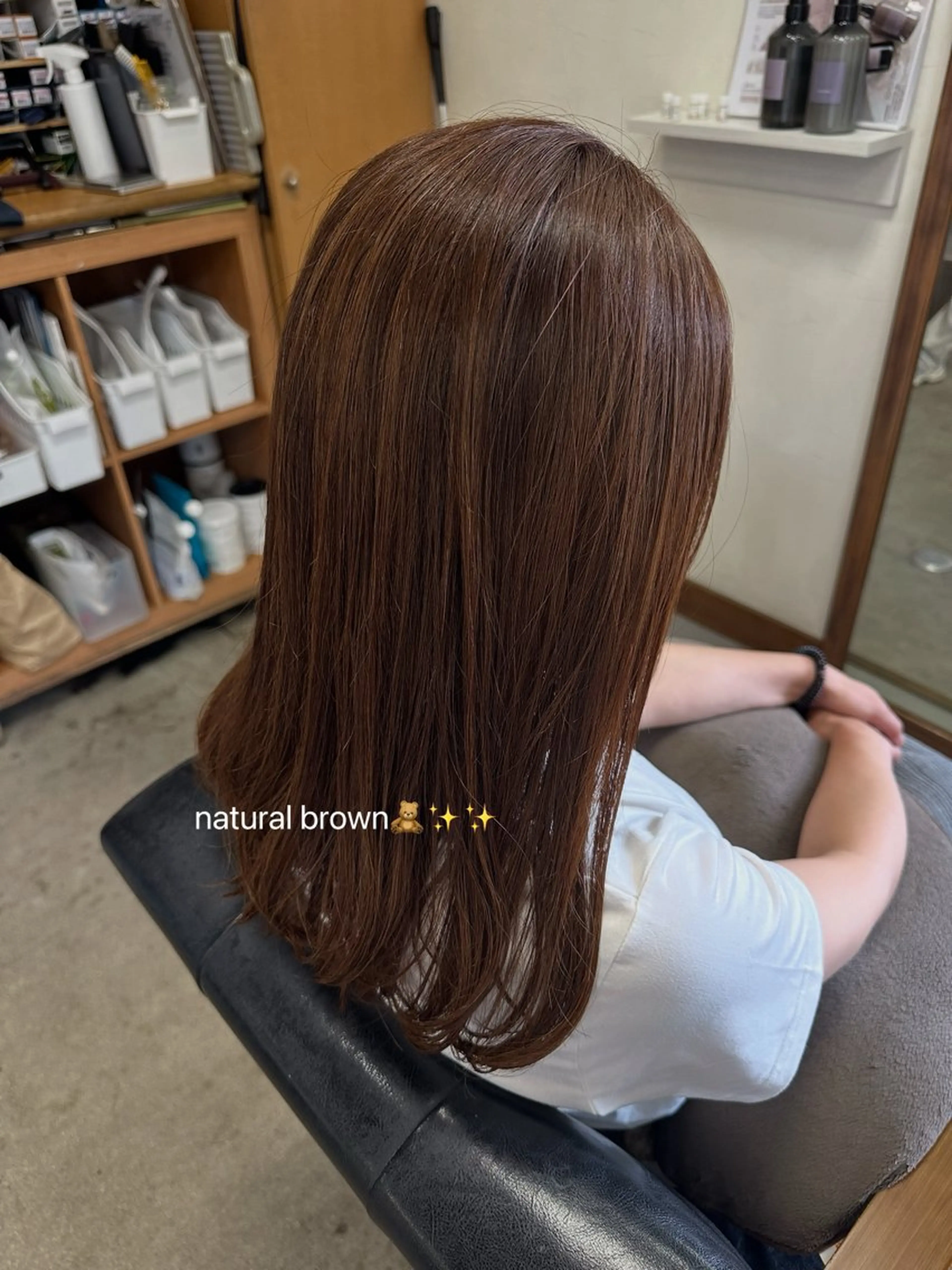 ロング カラー ブラウンカラー ナチュラルブラウン Nao🌷🌷 モデル様募集中のヘアスタイル