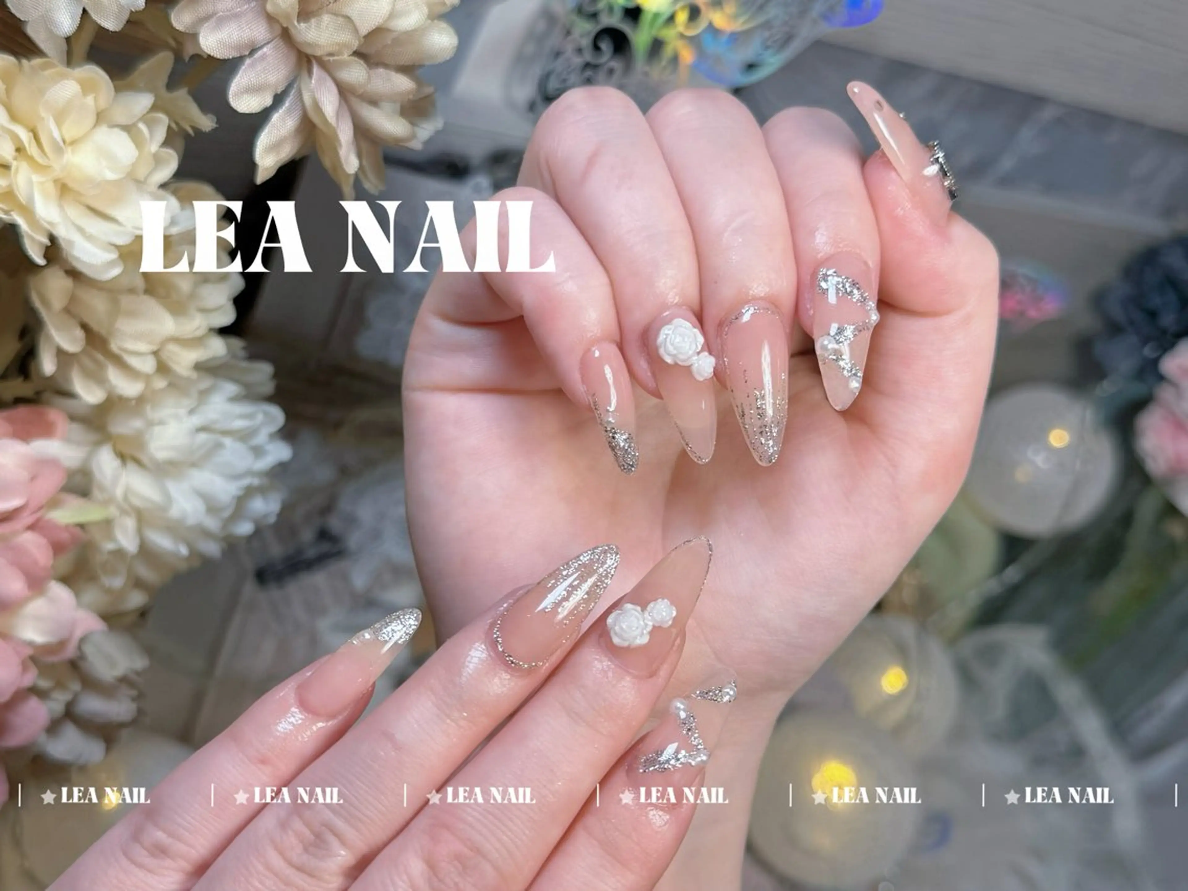 ネイル チークネイル フラッシュネイル フットネイル フレンチネイル ジェルネイル ハンドネイル ハンドケア Luxe Nail Salonのネイルデザイン