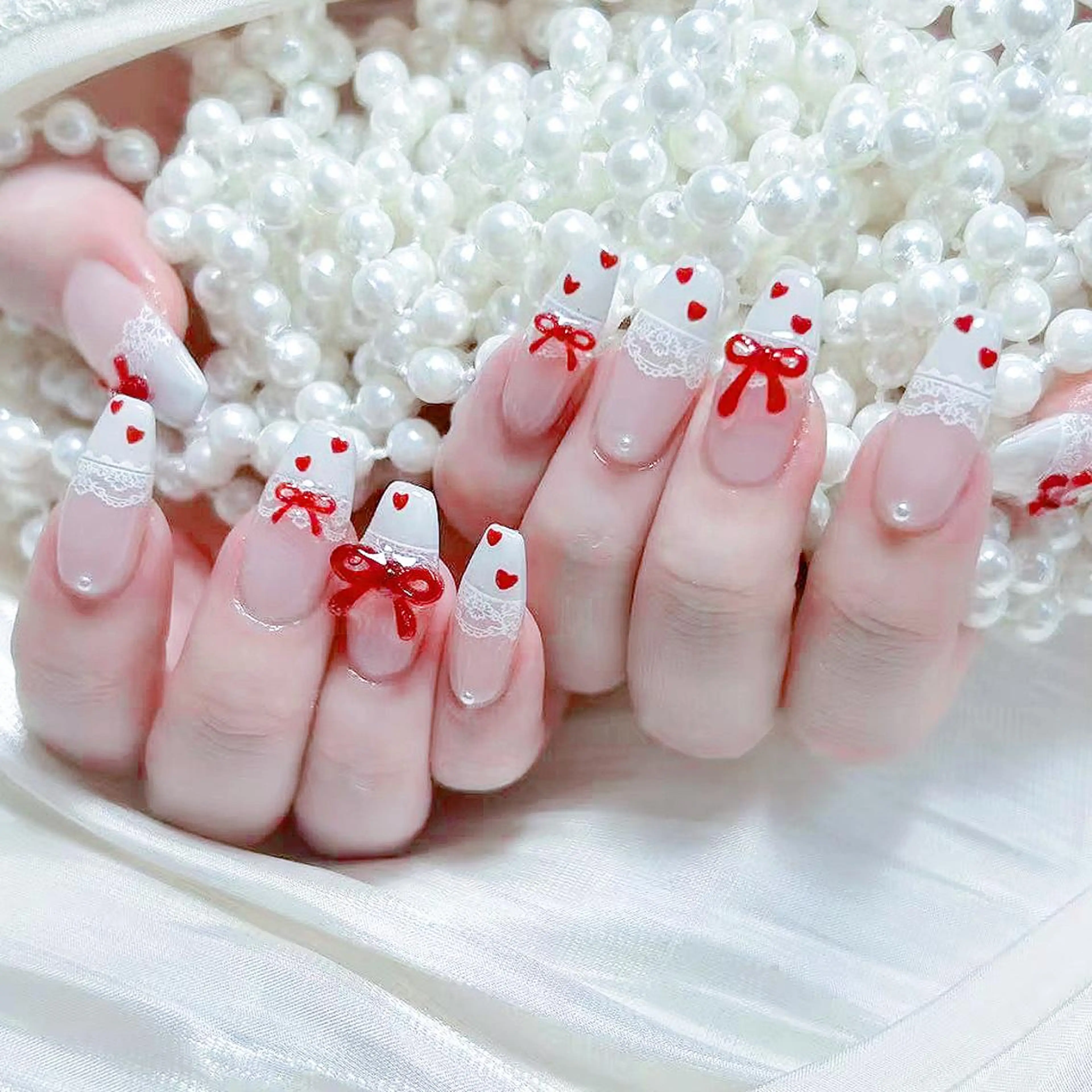 ネイル Mina🧸 韓国風ネイル🎀のネイルデザイン