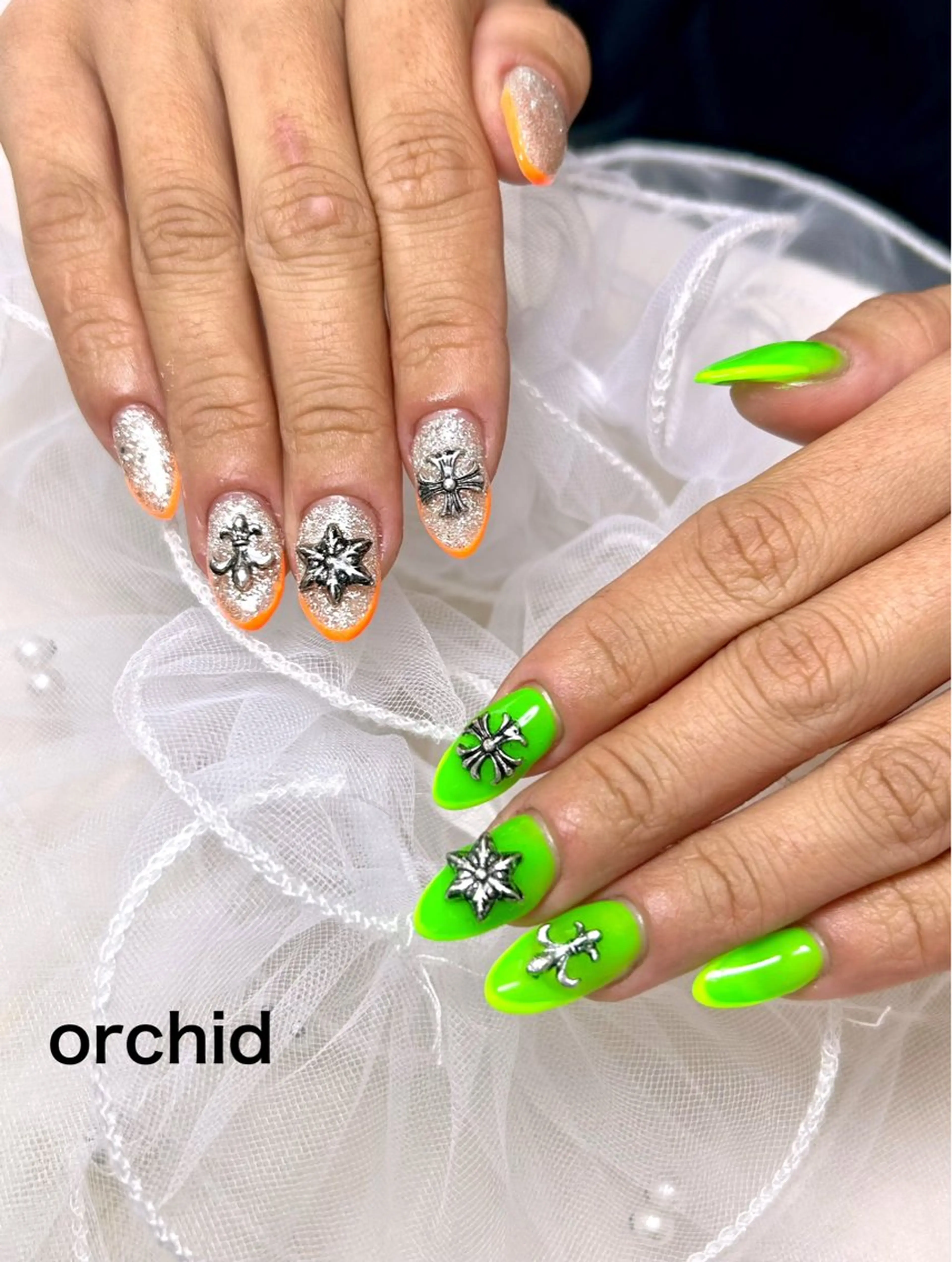 ネイル orchid ♡オーキッドのネイルデザイン