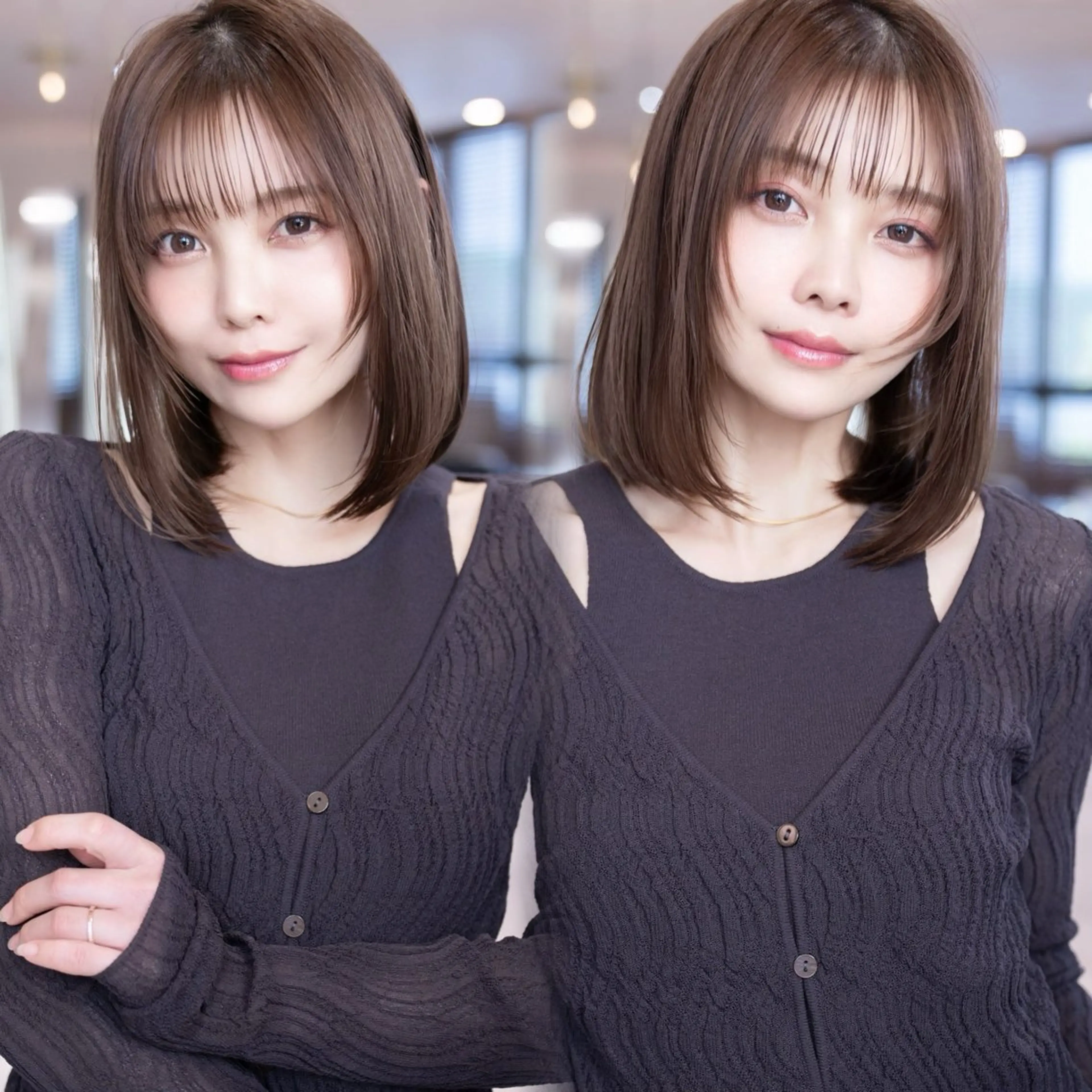 🉐【直前割】1日3名まで🌟似合わせカット➕最新トリートメント ボブ/レイヤーボブ/ショートボブ/髪質改善/美髪/前髪の写真