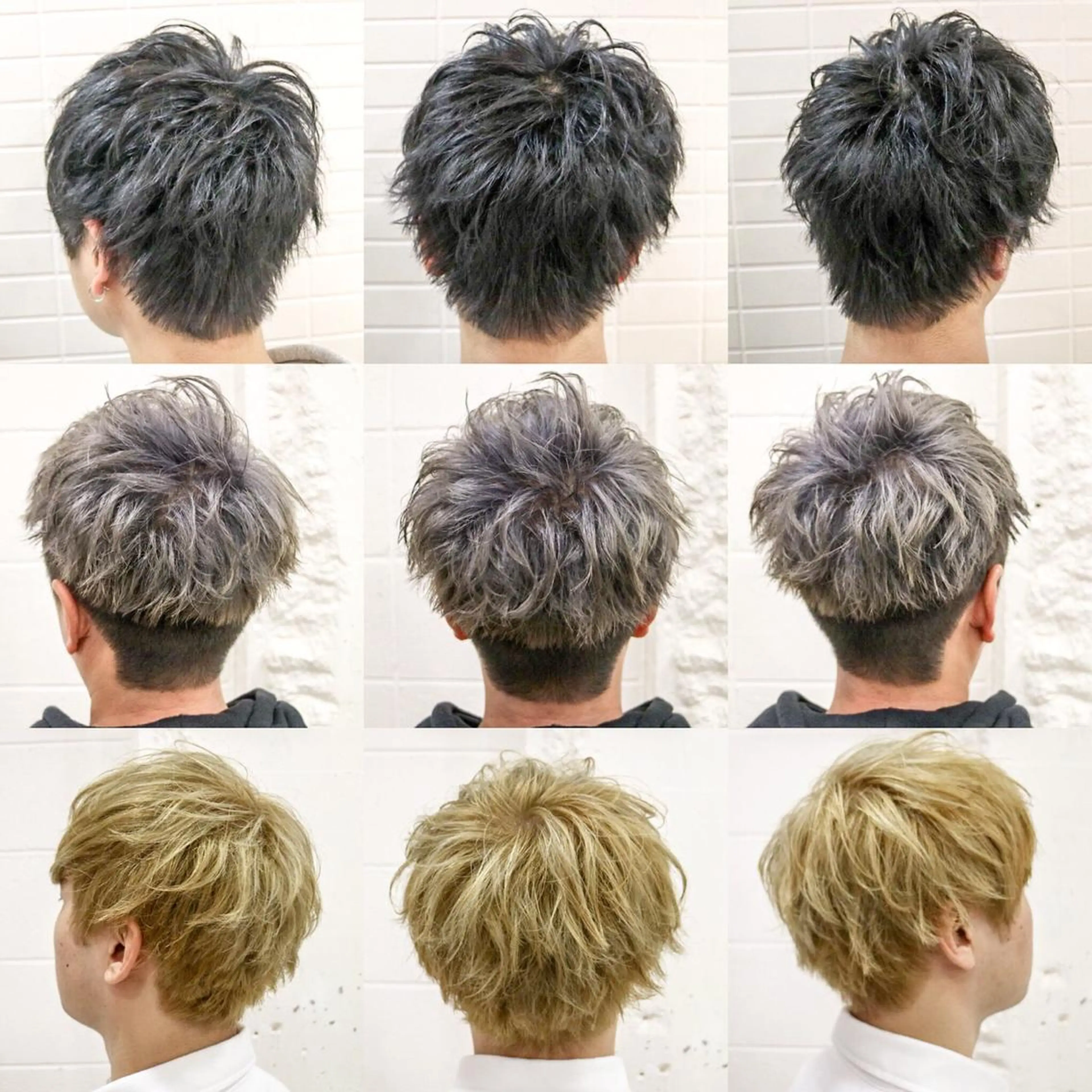 ショート カラー パーマ メンズ ⭐️口コミ5.0⭐️ 当日予約可能👌🏼のヘアスタイル