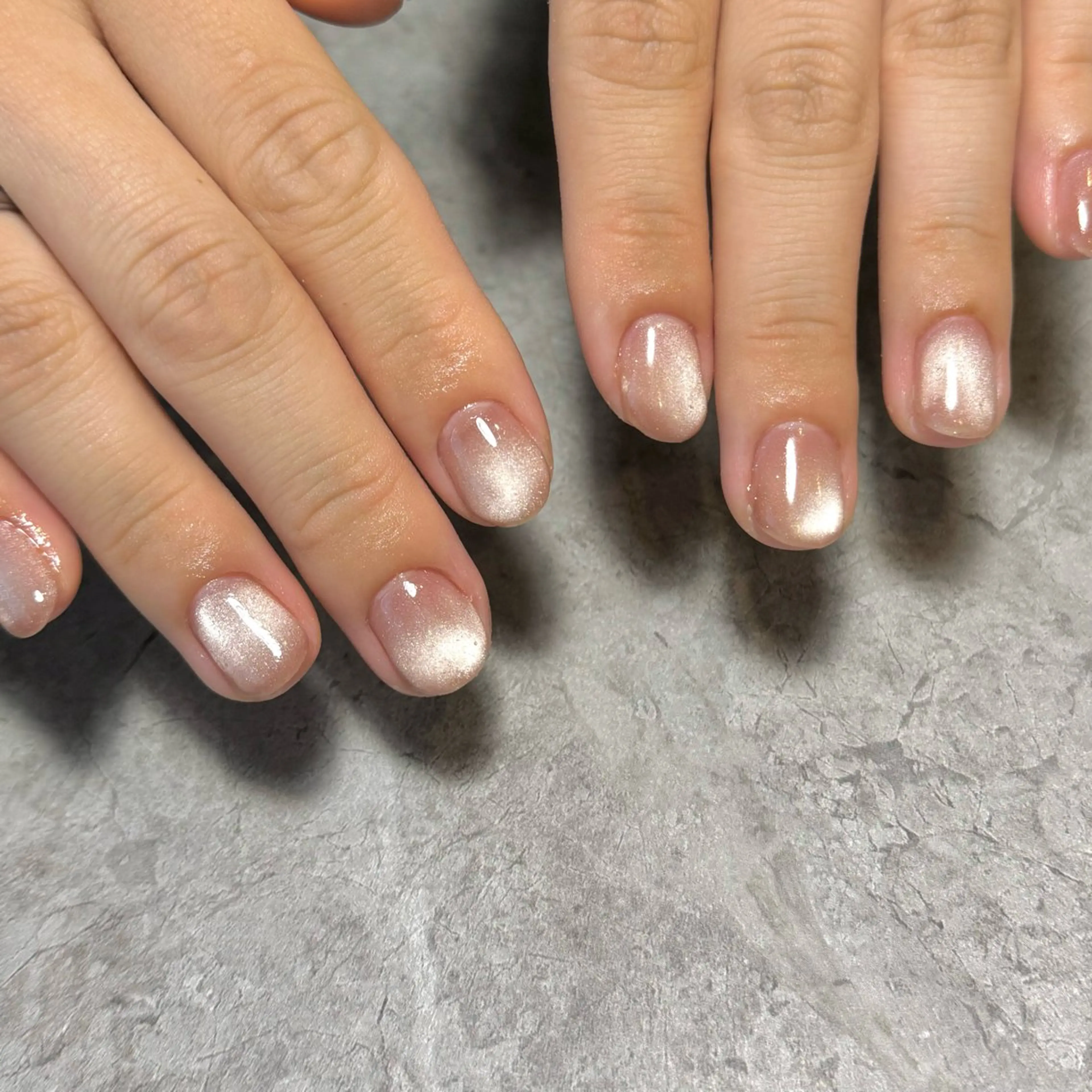 ネイル キラキラネイル マグネットネイル ワンカラーネイル ワンホンネイル ハンドネイル Nail Salon Lillion【リリオン】所属・lillion karenのネイルデザイン